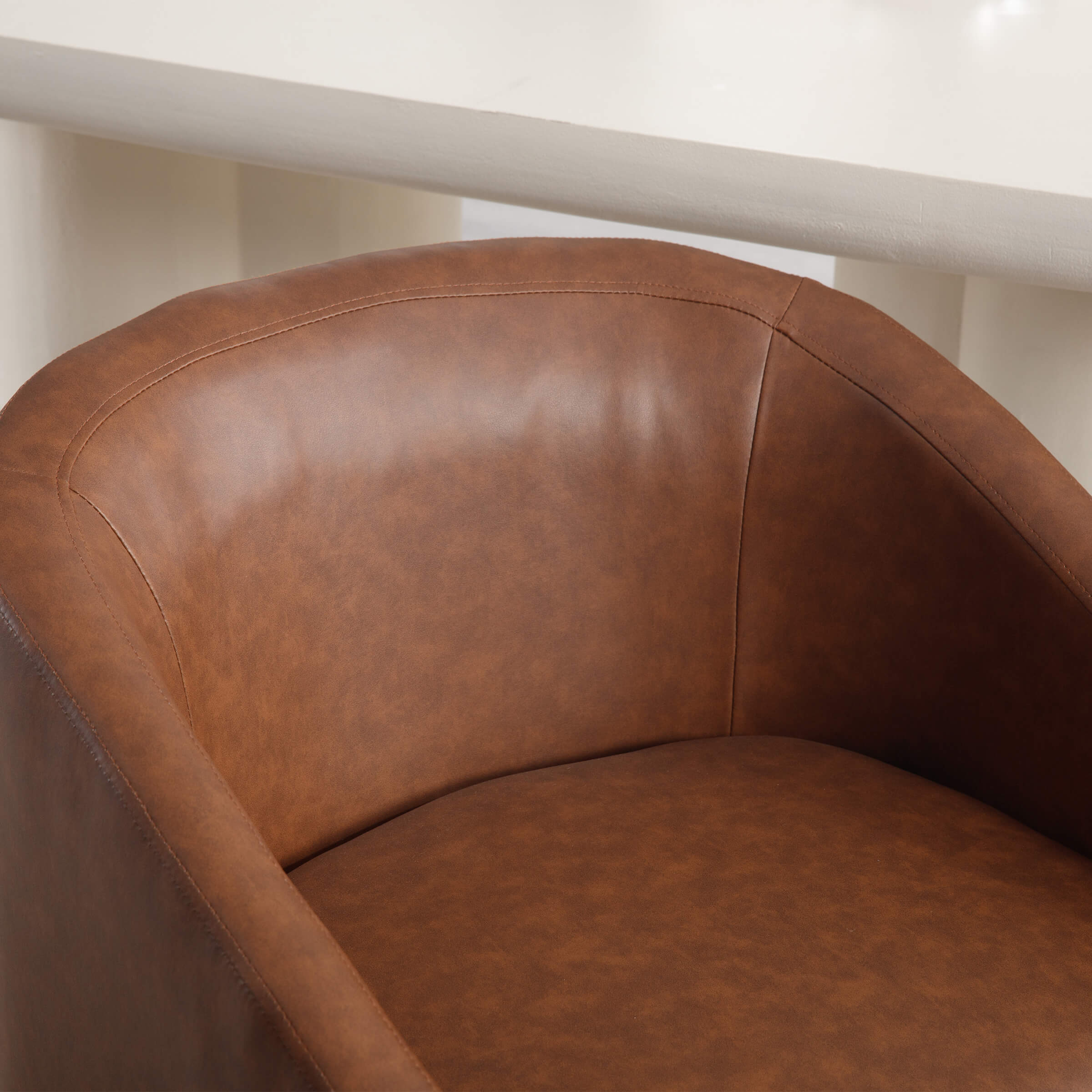 Barrel Dining Chair with Swivel Wheels 1 PCS - X297DC - Image 22