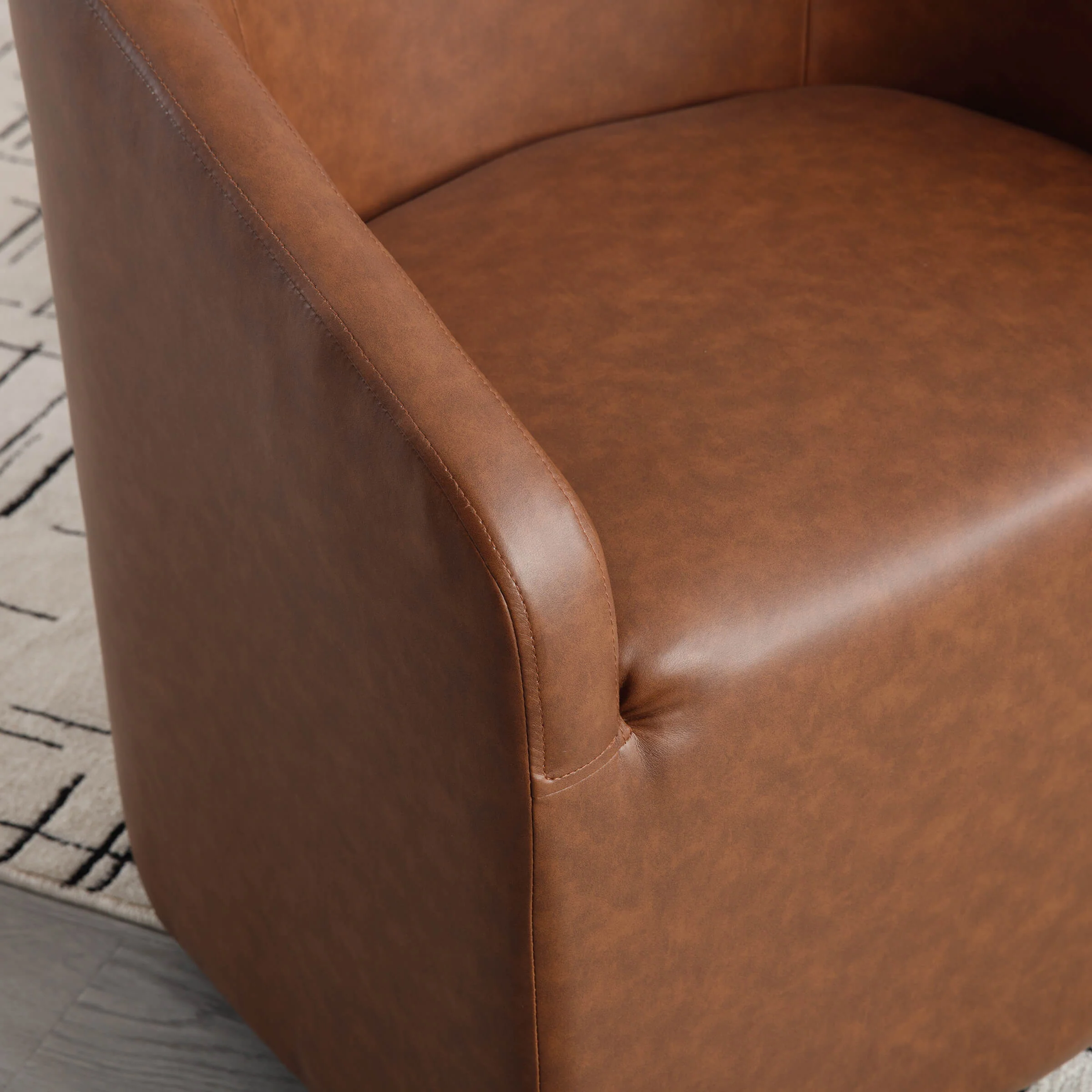 Barrel Dining Chair with Swivel Wheels 1 PCS - X297DC - Image 23