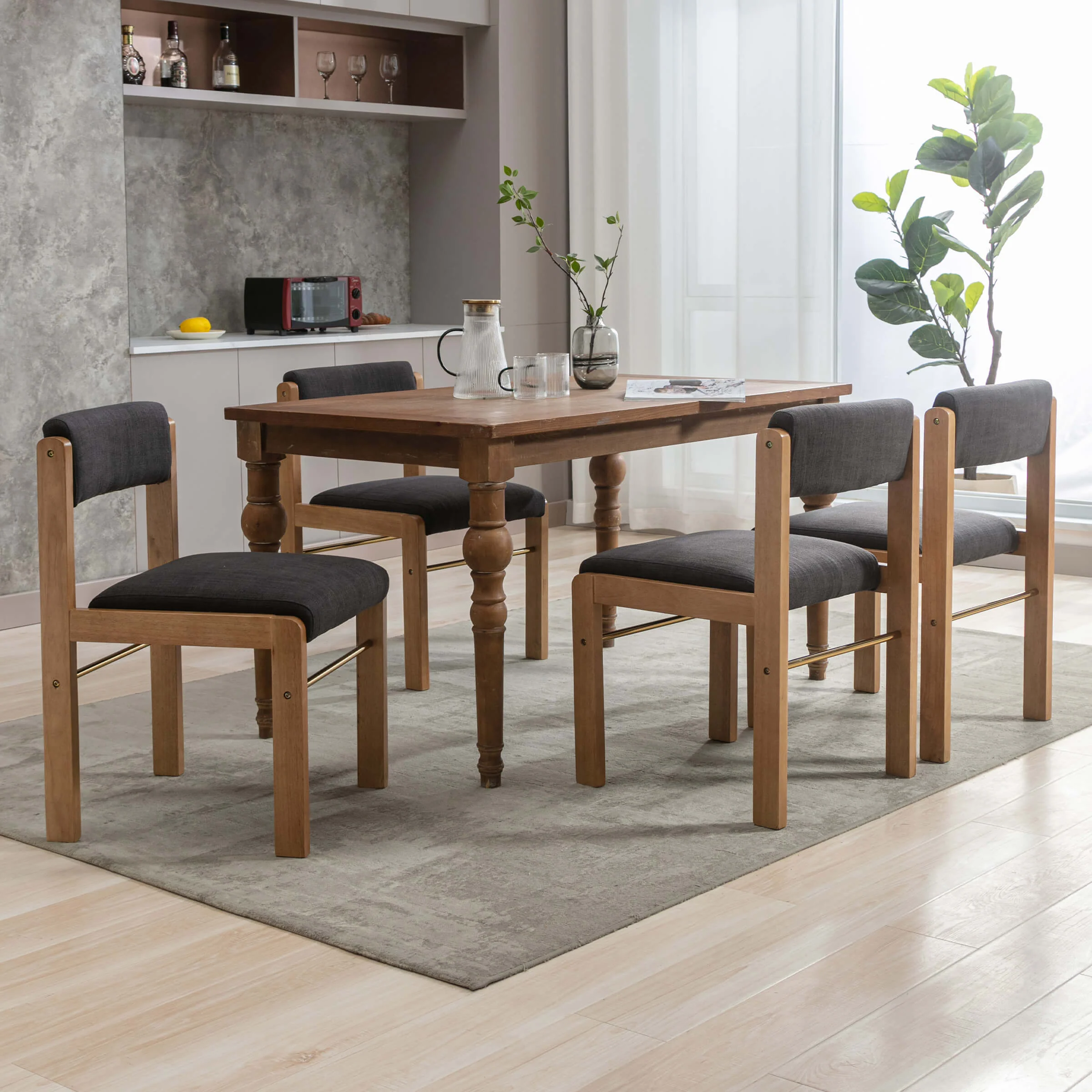 Farmhouse Cutout Back Dining Chairs Set of 2 - 1928DC - Image 19