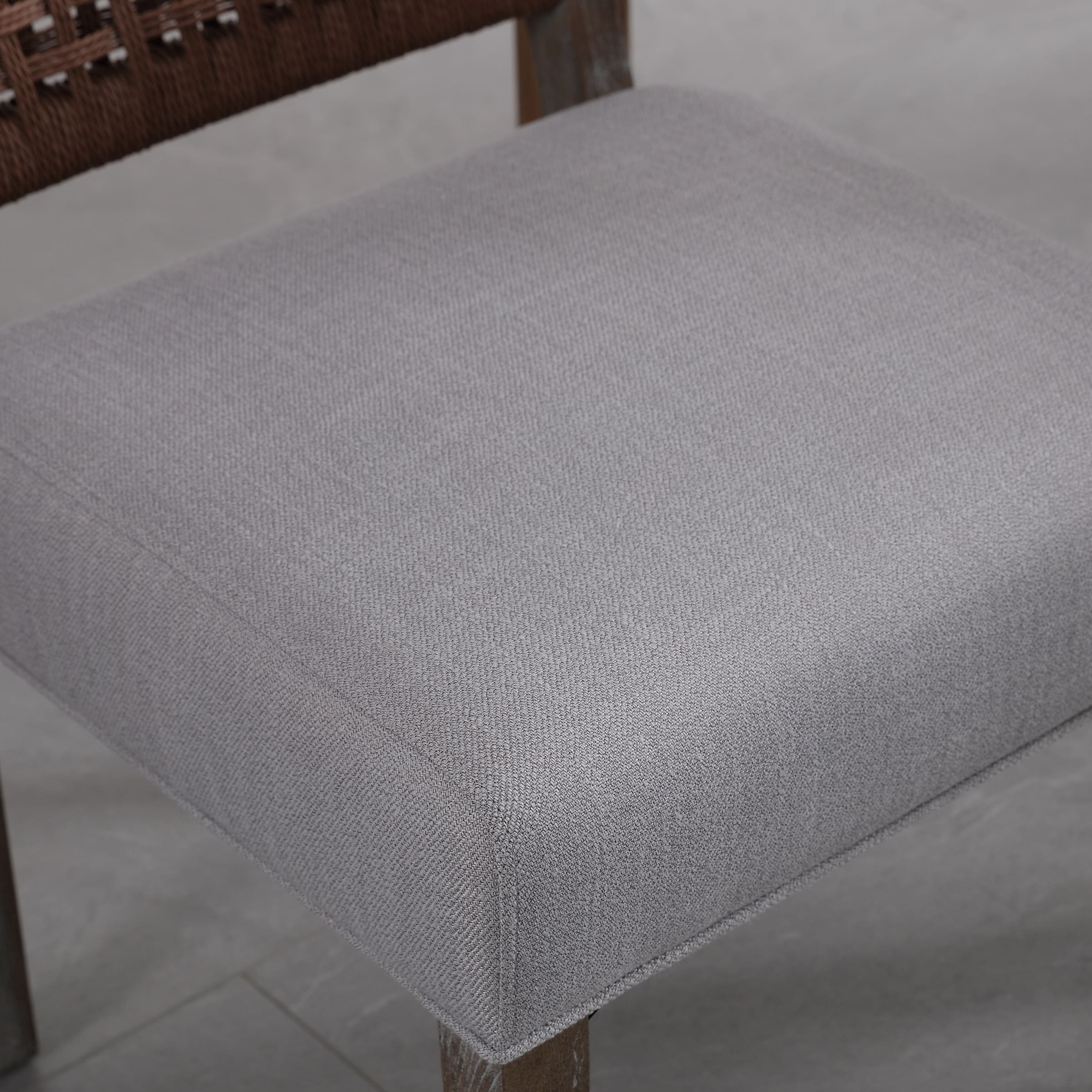 Low Woven Rope Back Dining Chairs Set of 2 - 2227DC - Image 23