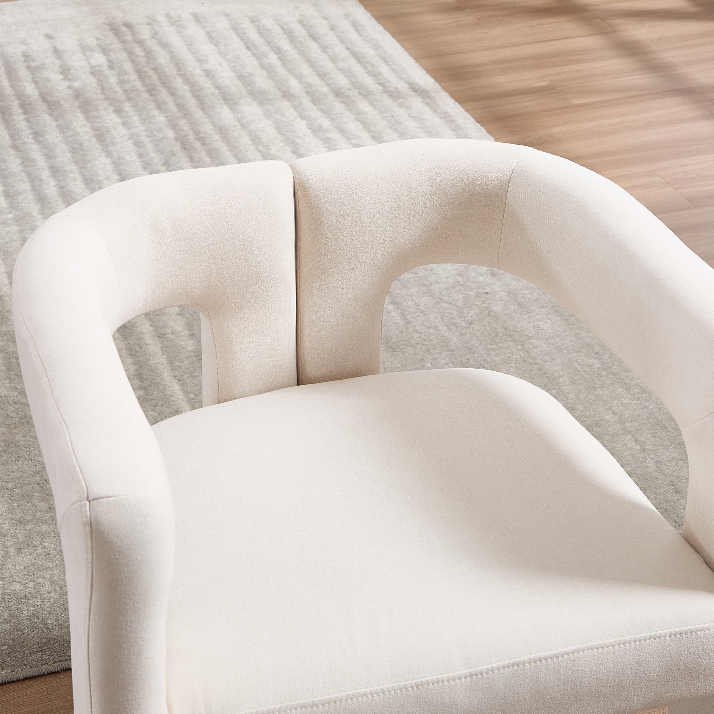 Modern Barrel Dining Chairs Set of 2 - 32003DC - Image 13