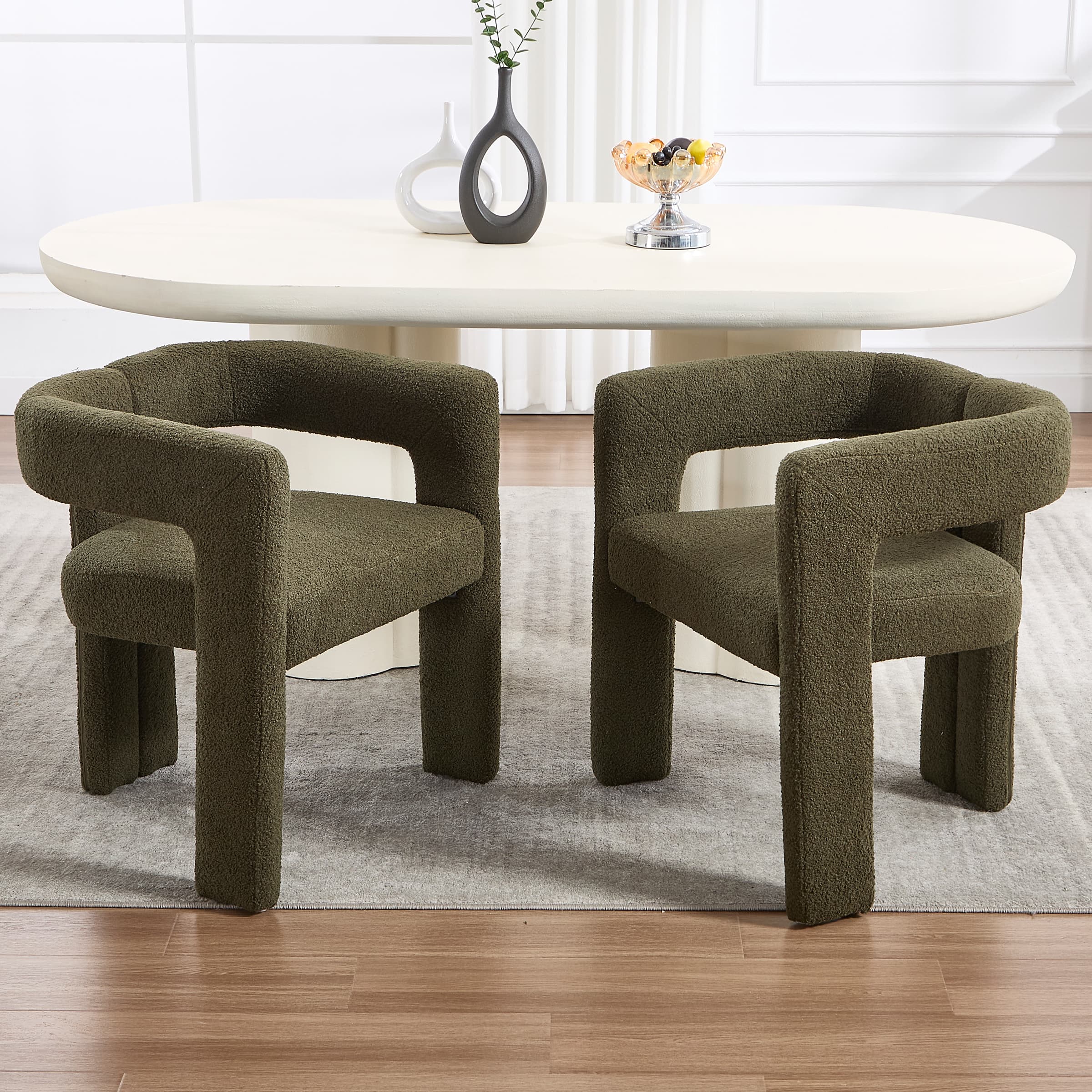 Modern Barrel Dining Chairs Set of 2 - 32003DC - Image 16