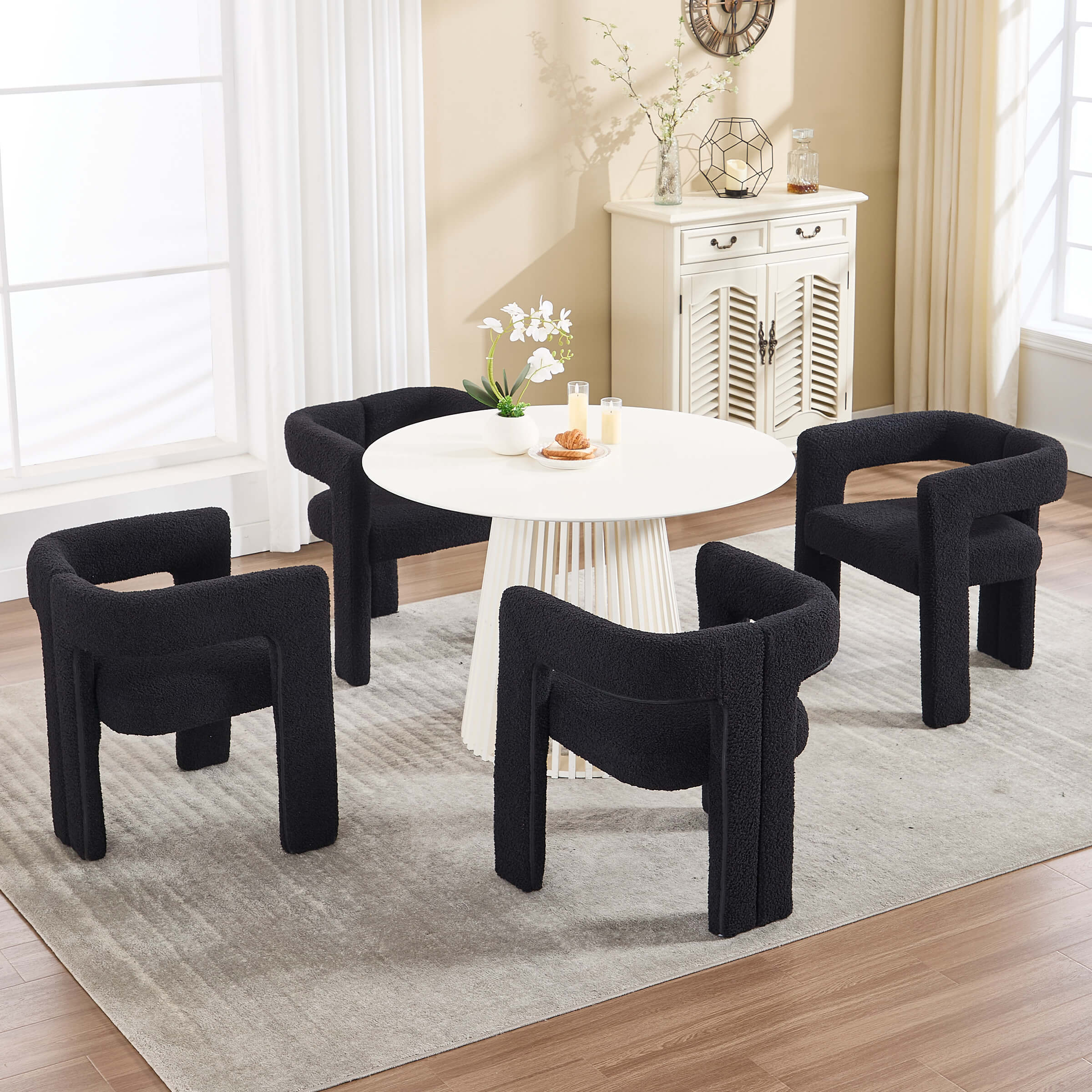 Modern Barrel Dining Chairs Set of 2 - 32003DC - Image 27