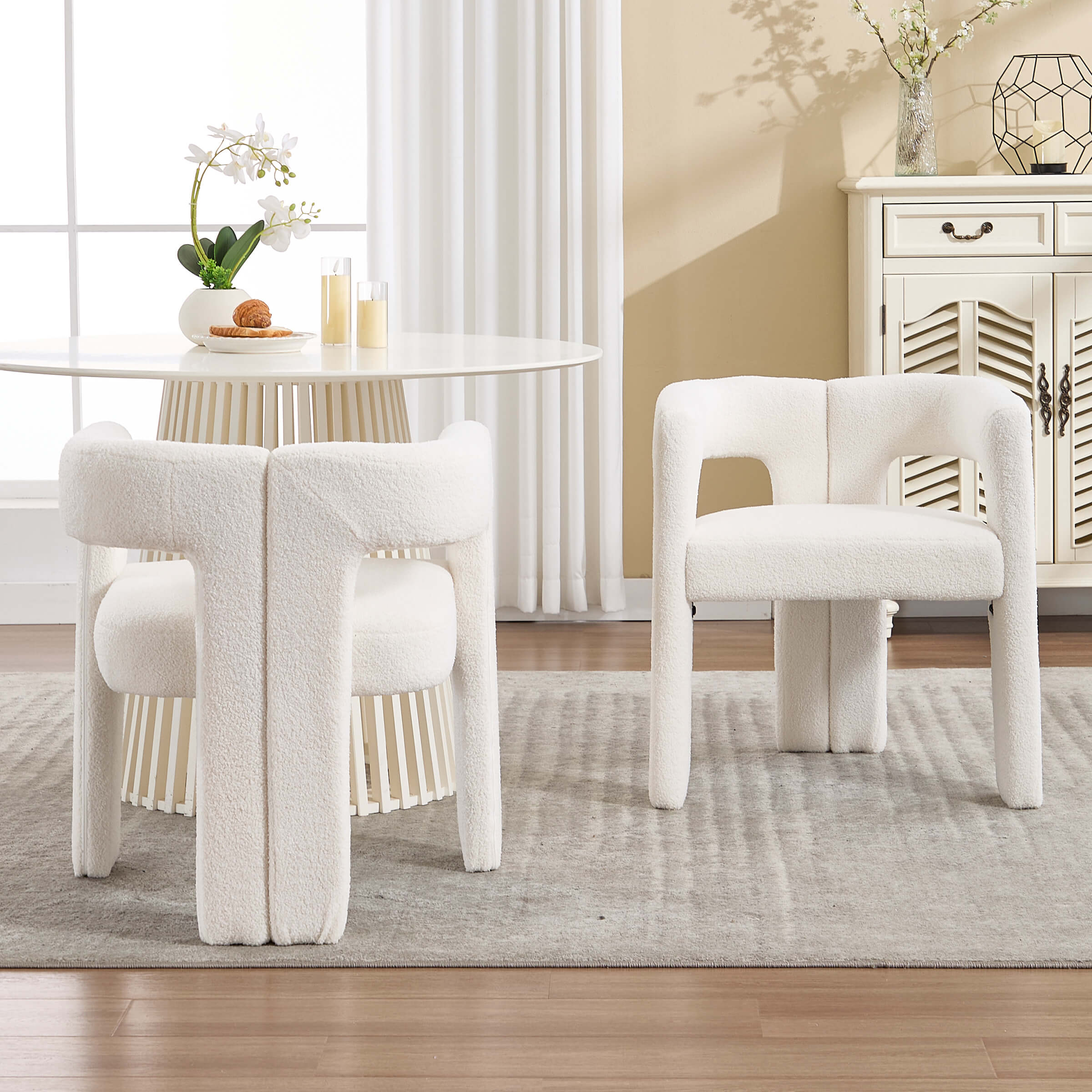 Modern Barrel Dining Chairs Set of 2 - 32003DC - Image 34