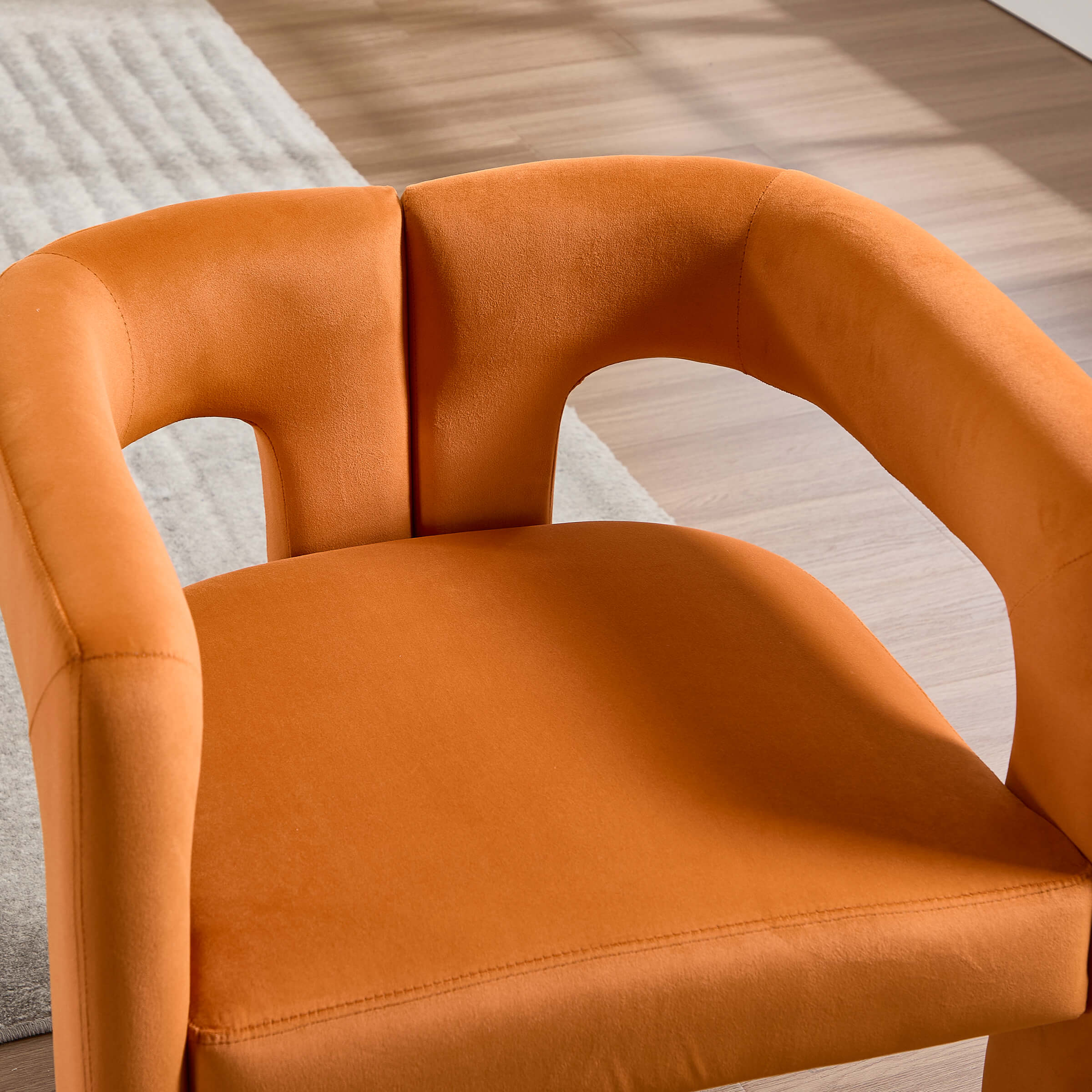 Modern Barrel Dining Chairs Set of 2 - 32003DC - Image 46