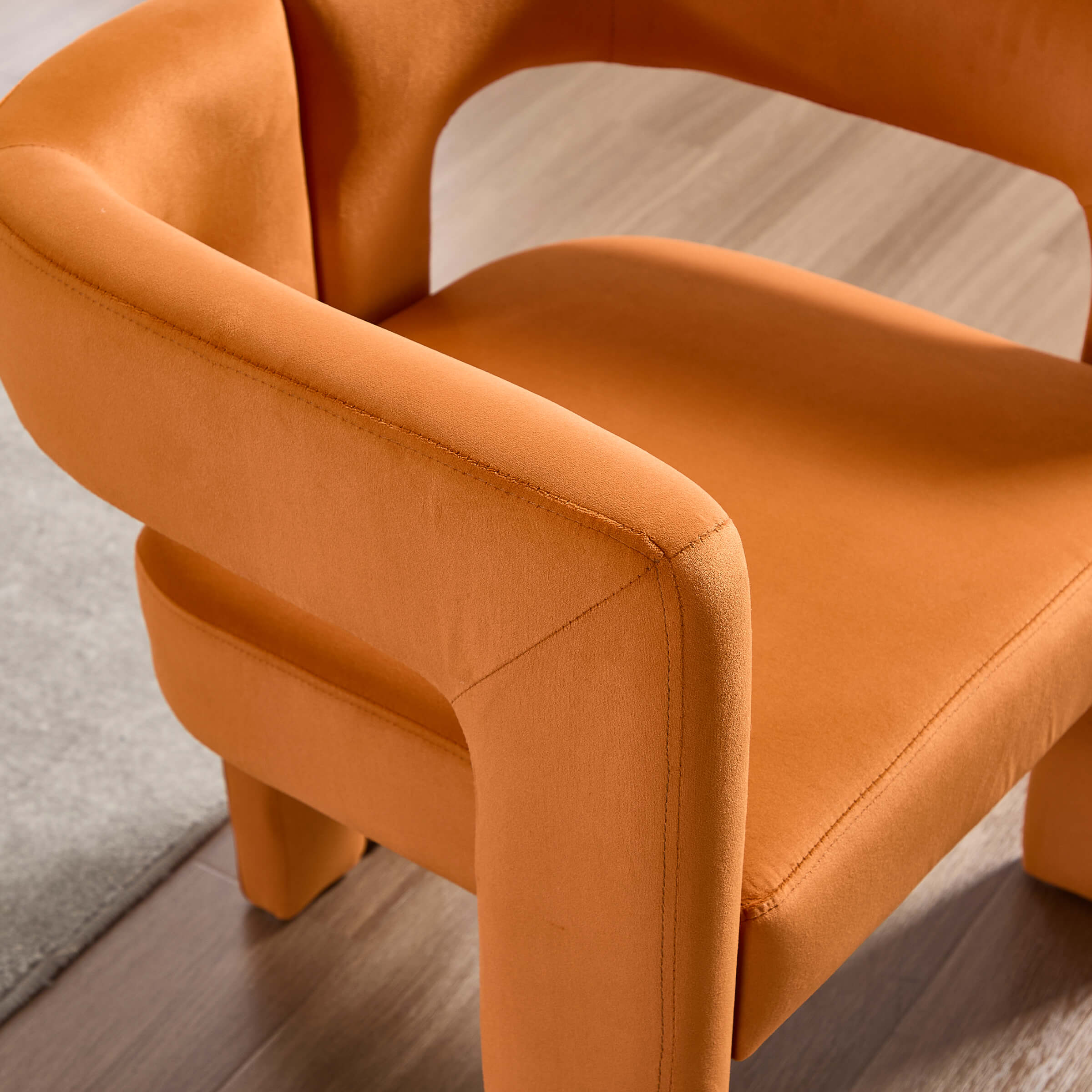 Modern Barrel Dining Chairs Set of 2 - 32003DC - Image 47