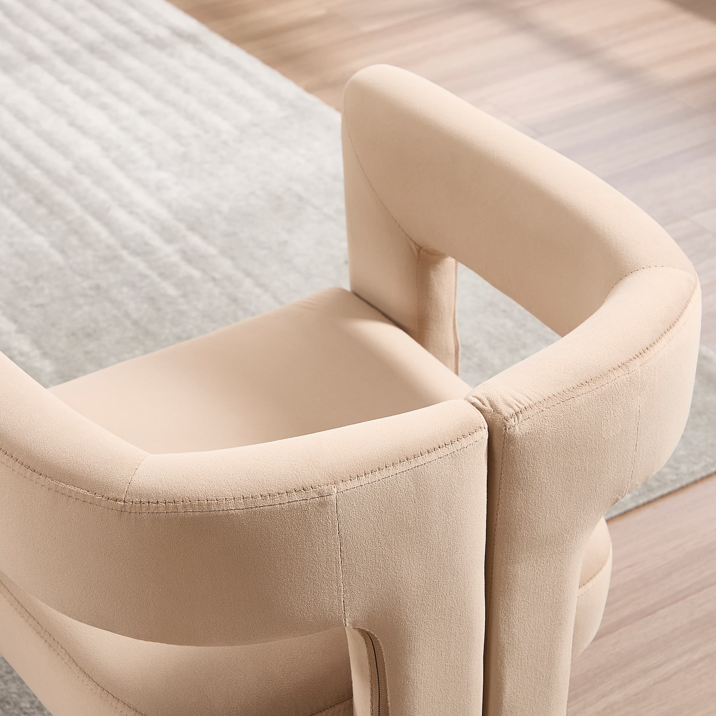 Modern Barrel Dining Chairs Set of 2 - 32003DC - Image 6