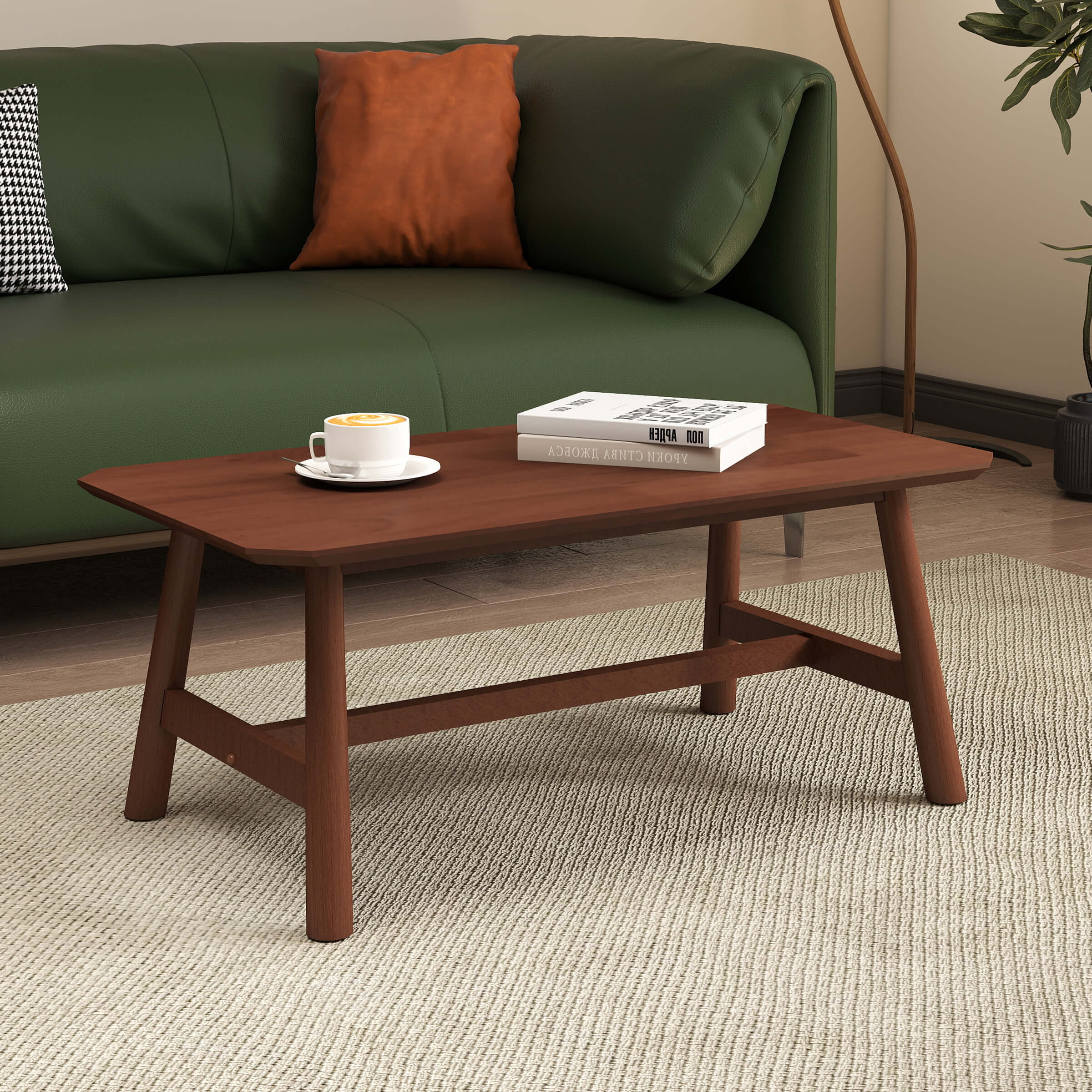 Modern Classic Rectangular Coffee Tea Table - X724CT - Image 5