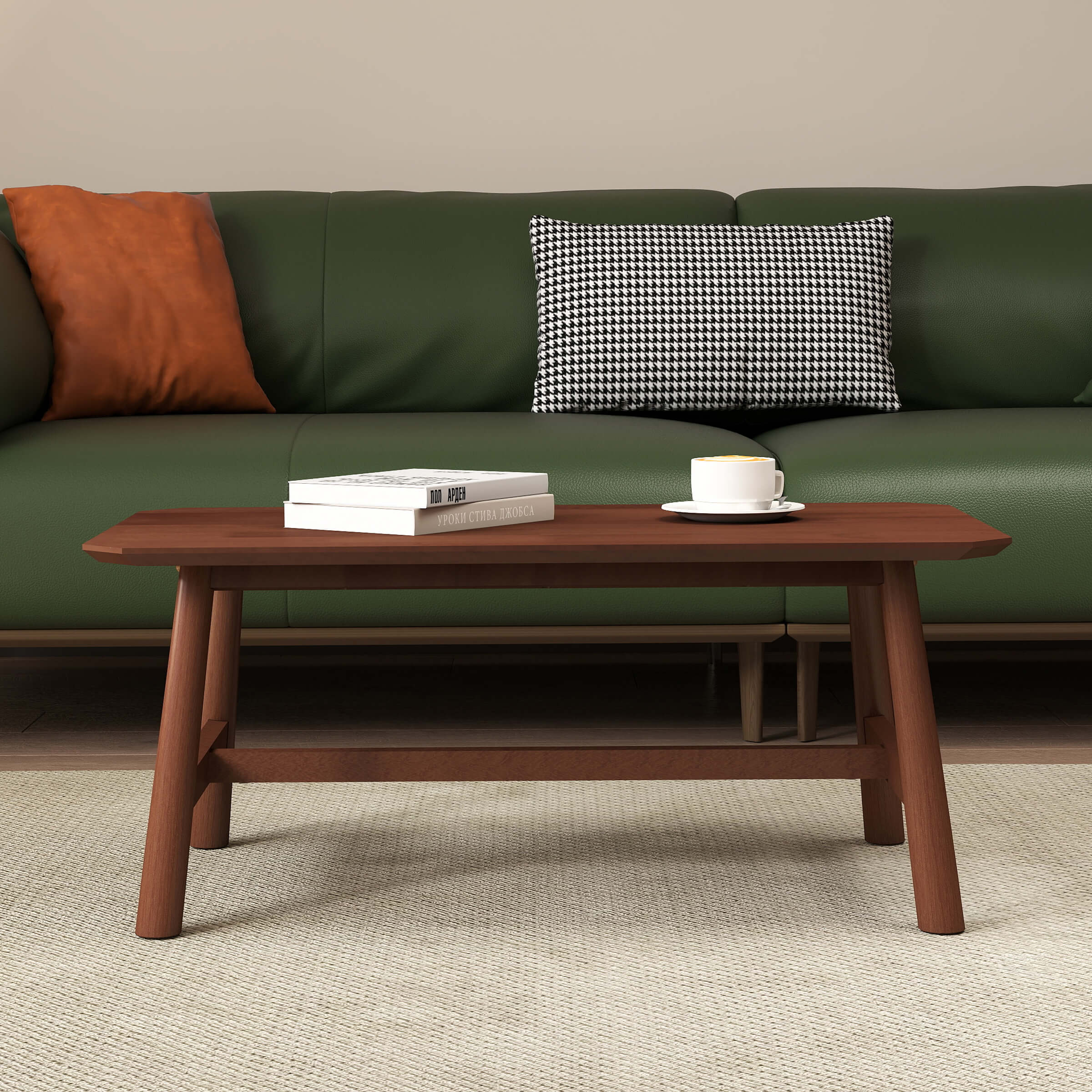 Modern Classic Rectangular Coffee Tea Table - X724CT - Image 6