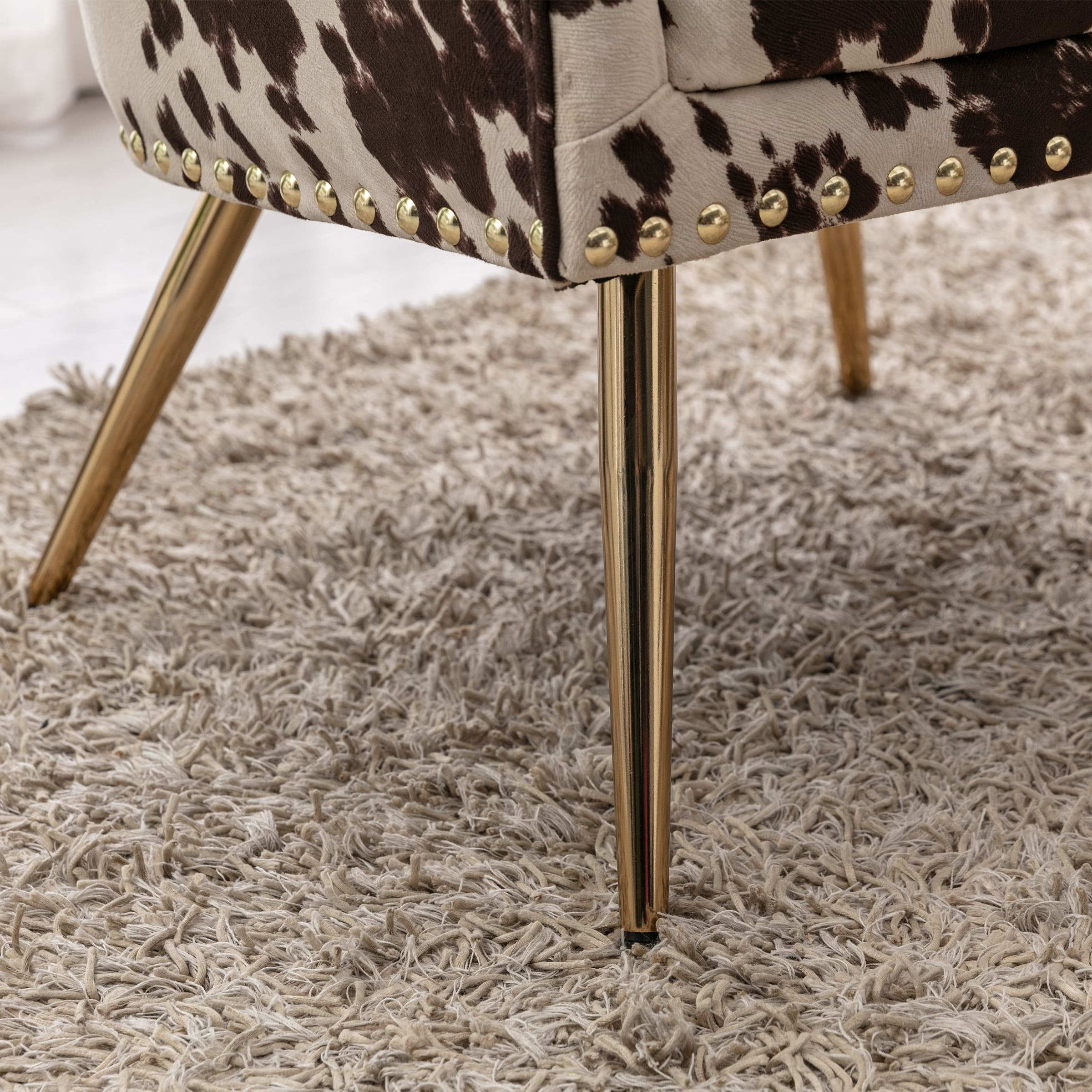 Modern Cow Accent Chair 1 PCS - 8695AC - Image 10