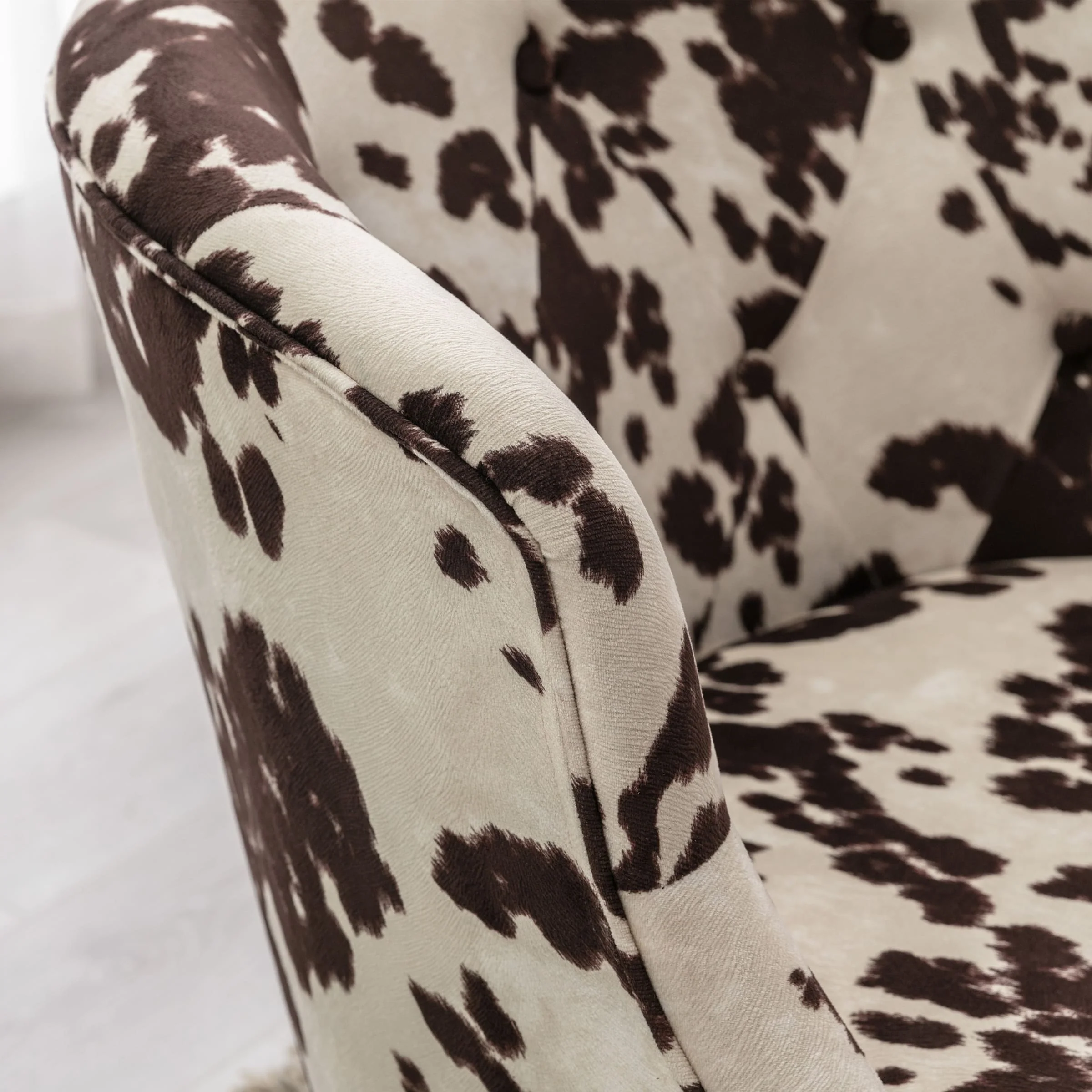 Modern Cow Accent Chair 1 PCS - 8695AC - Image 5