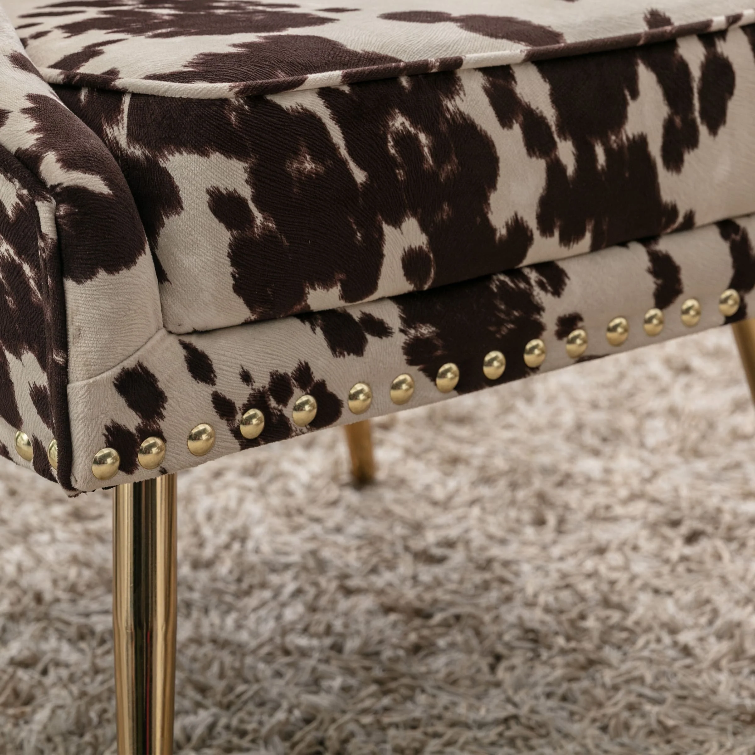 Modern Cow Accent Chair 1 PCS - 8695AC - Image 8