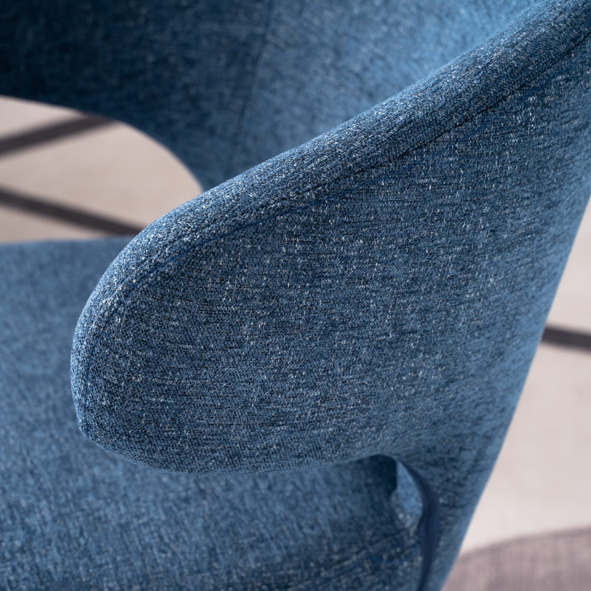 Modern Curved Armless Chairs Set of 2 - 8279DC - Image 5