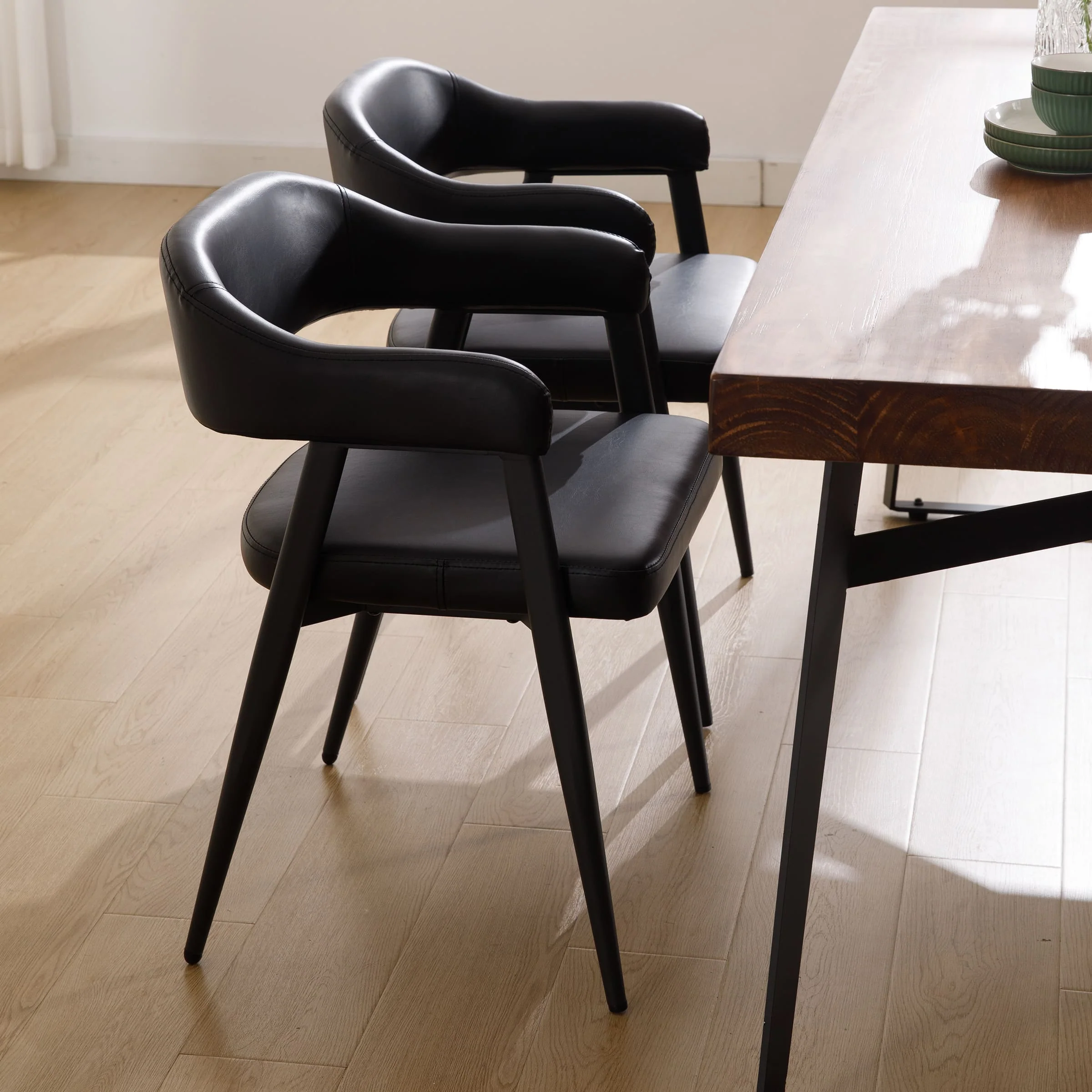 Modern Open Back Dining Chairs Set of 2 - 91530DC - Image 13