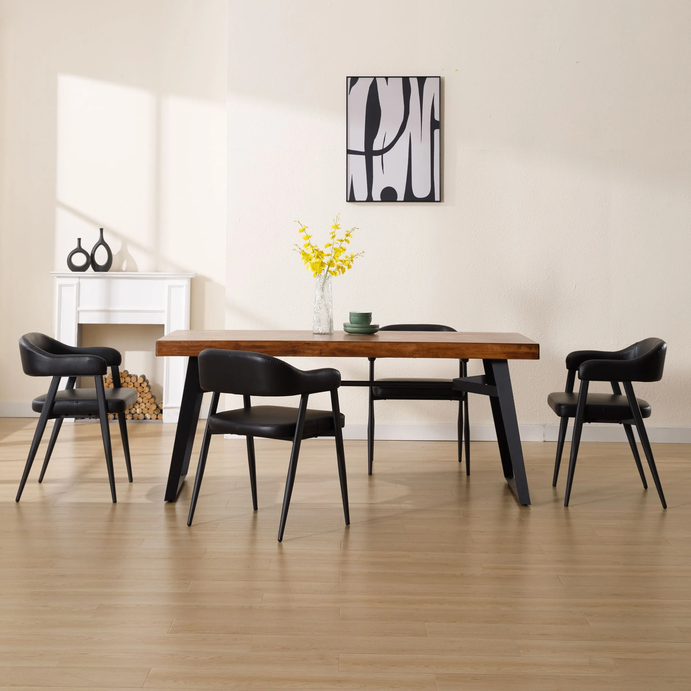 Modern Open Back Dining Chairs Set of 2 - 91530DC - Image 14