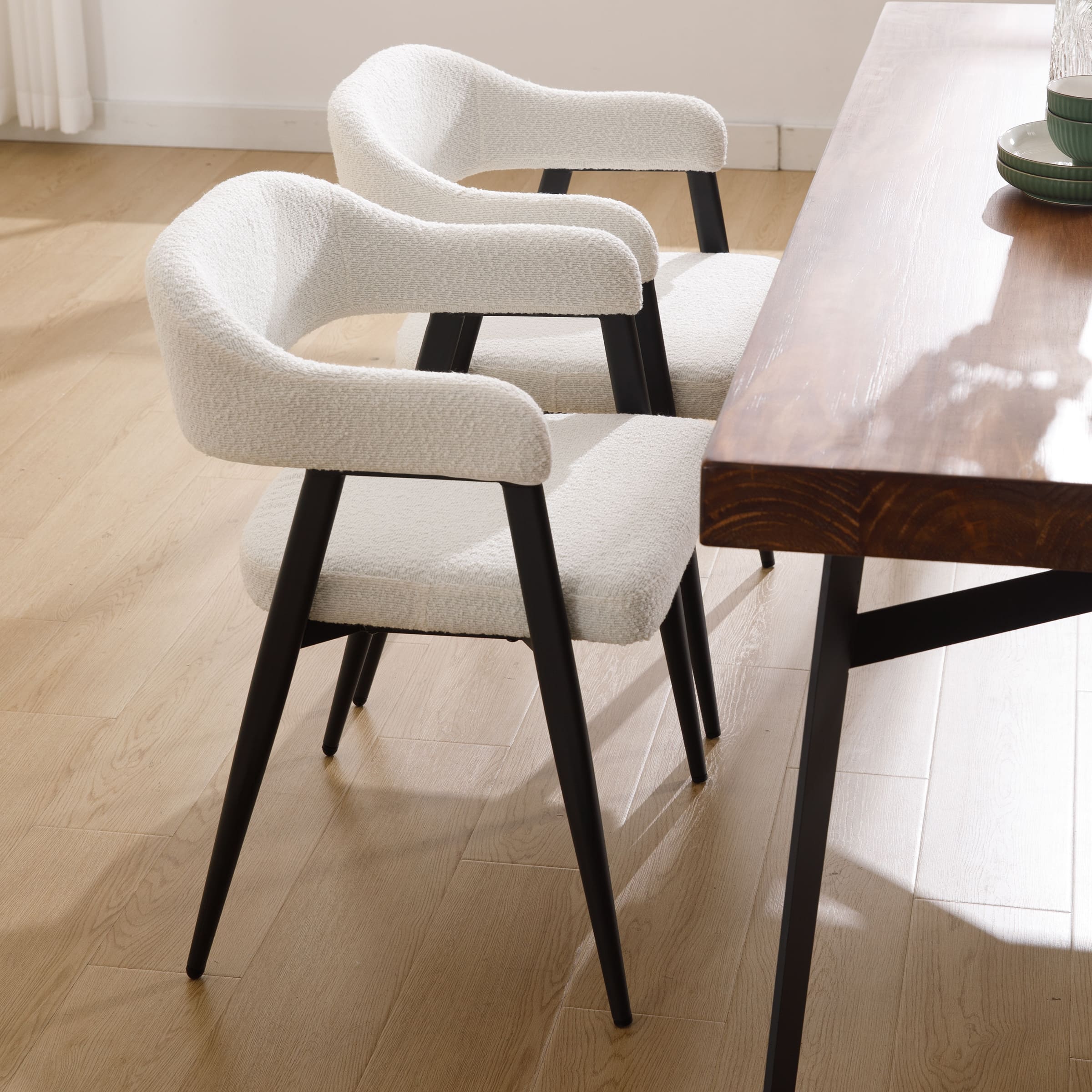 Modern Open Back Dining Chairs Set of 2 - 91530DC - Image 21