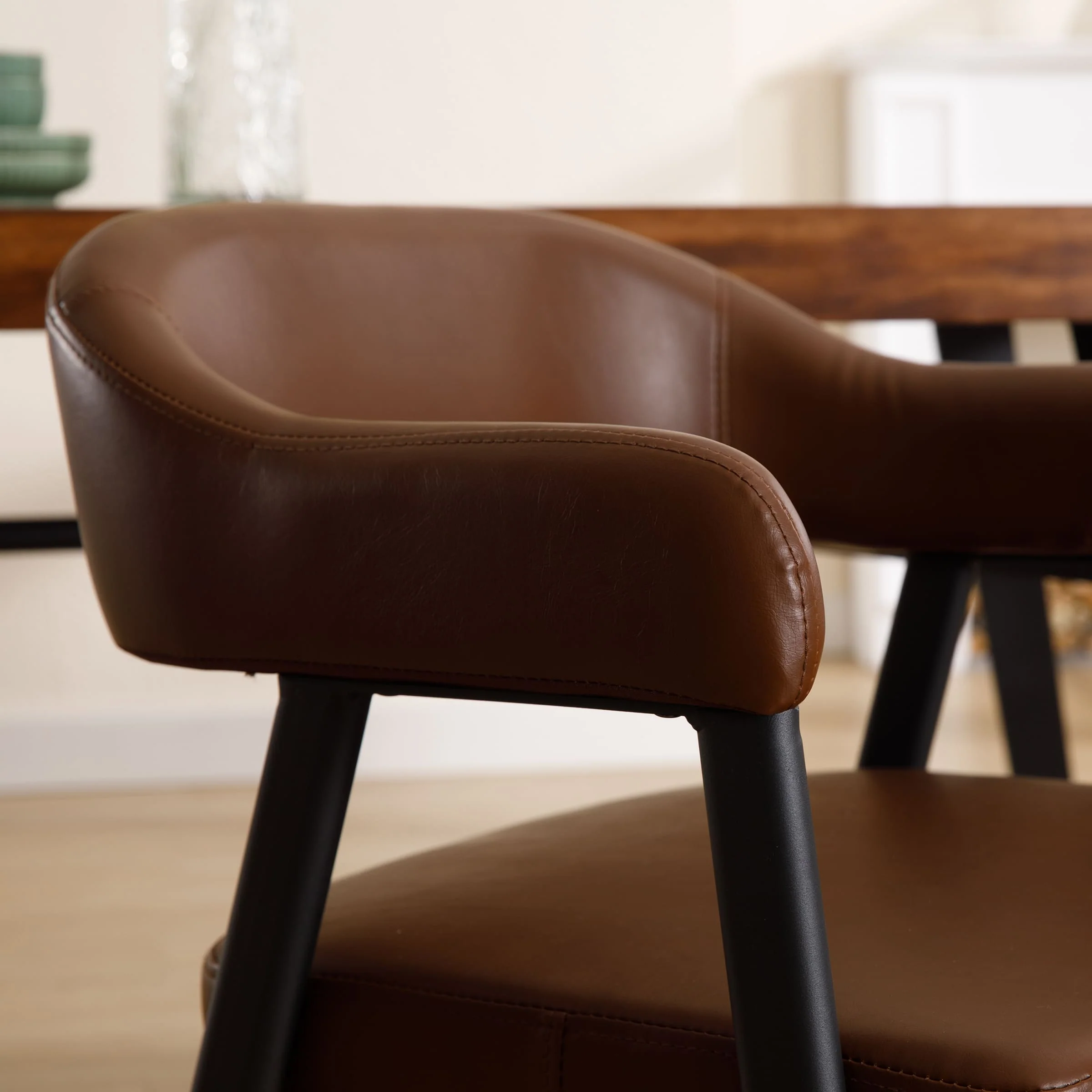 Modern Open Back Dining Chairs Set of 2 - 91530DC - Image 9