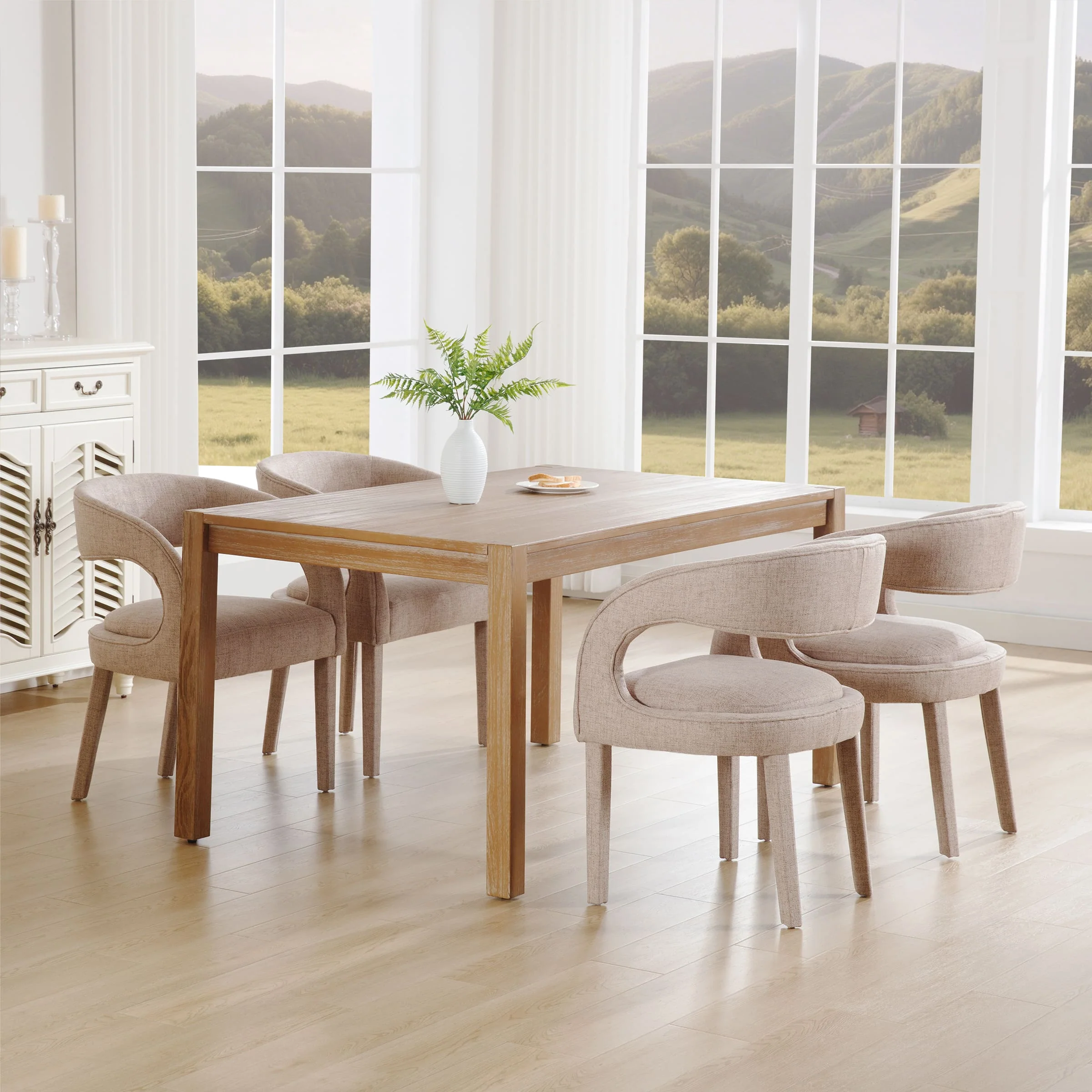 Modern Sloped Arms Chairs Set of 2 - 1944DC - Image 39