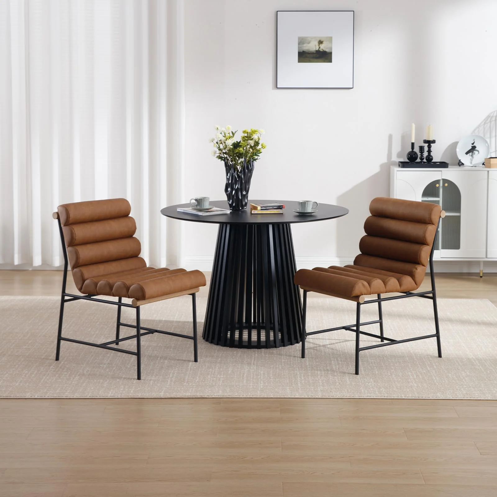 Modern Upholstered Dining Chairs Set of 2 - 10005DC - Image 10