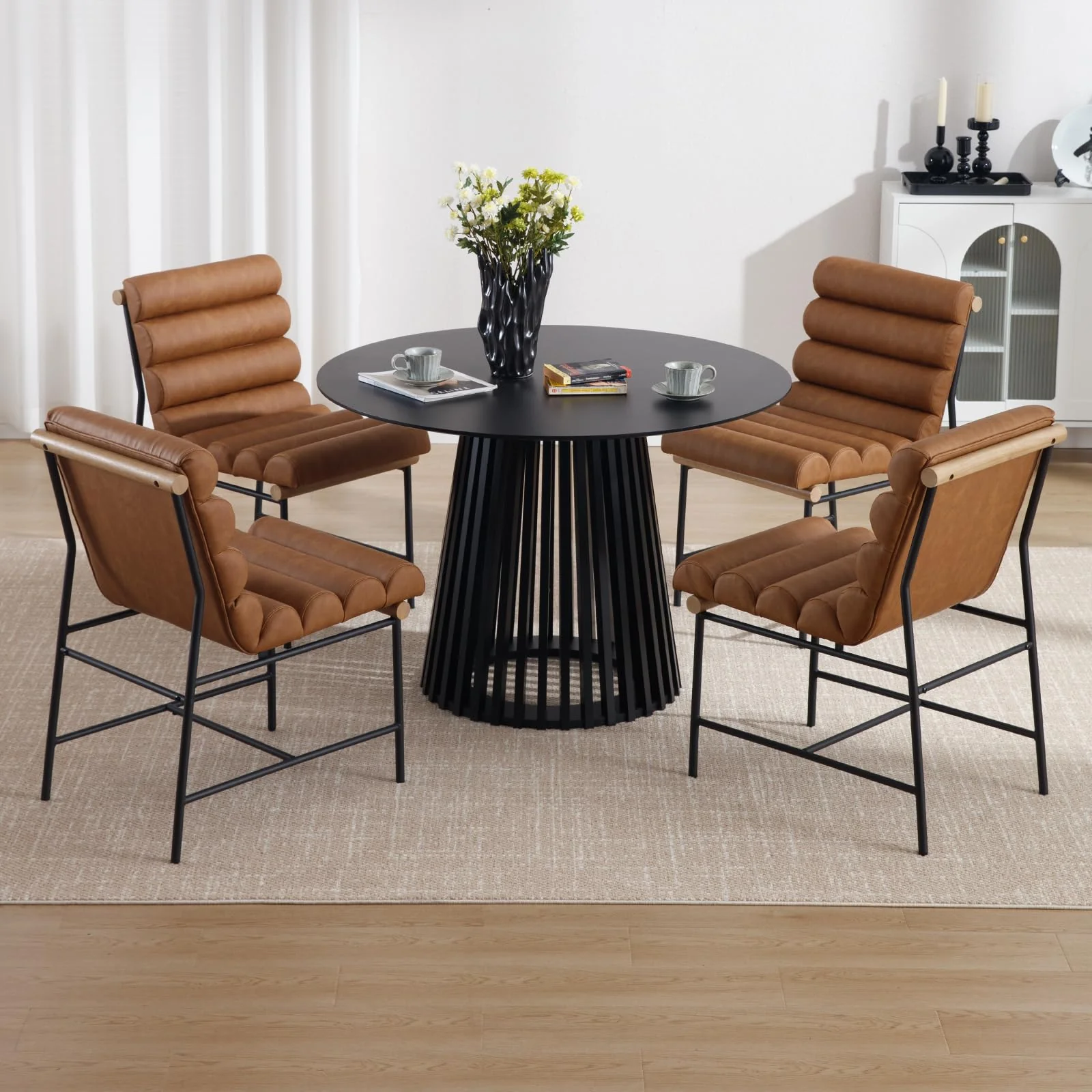 Modern Upholstered Dining Chairs Set of 2 - 10005DC - Image 13