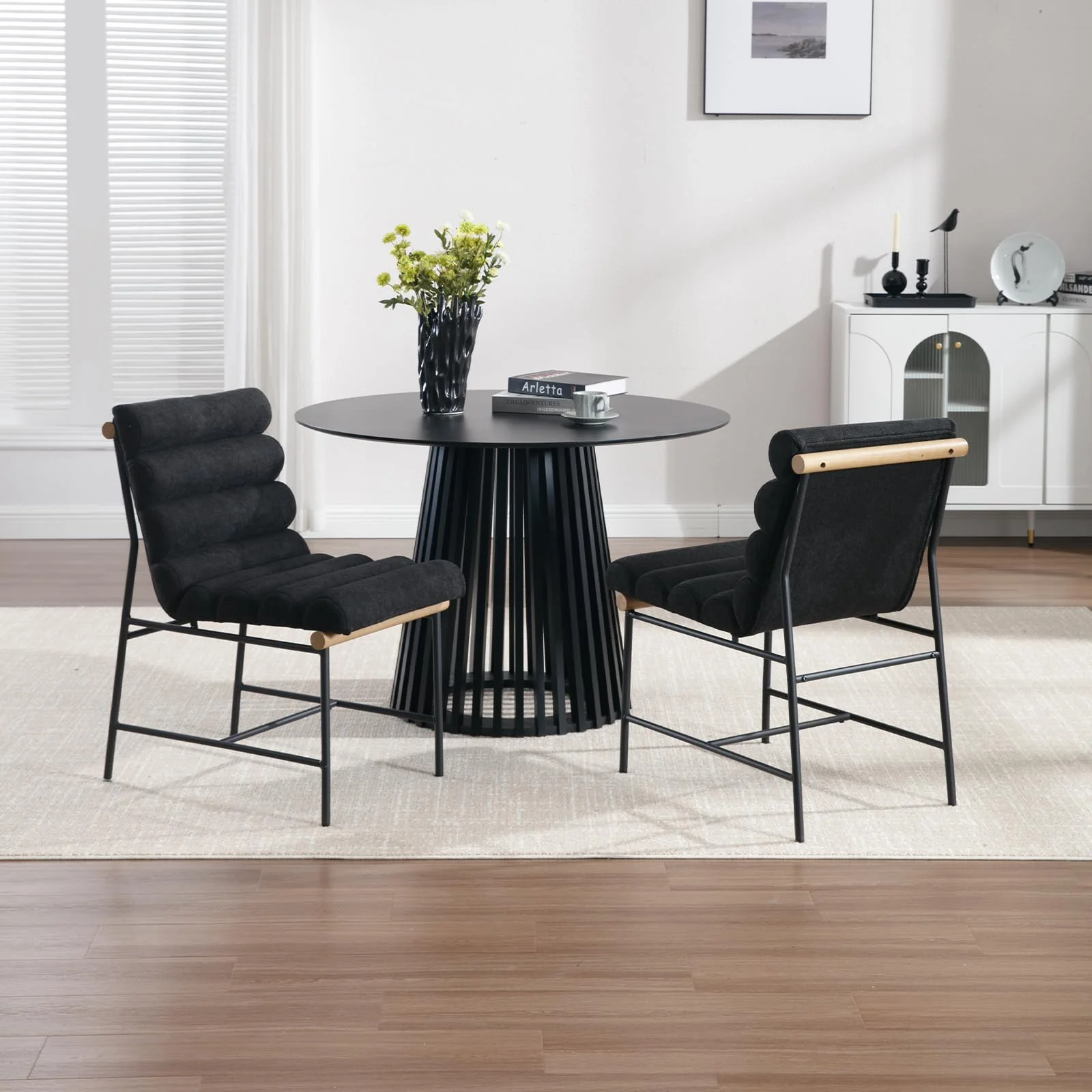 Modern Upholstered Dining Chairs Set of 2 - 10005DC - Image 2