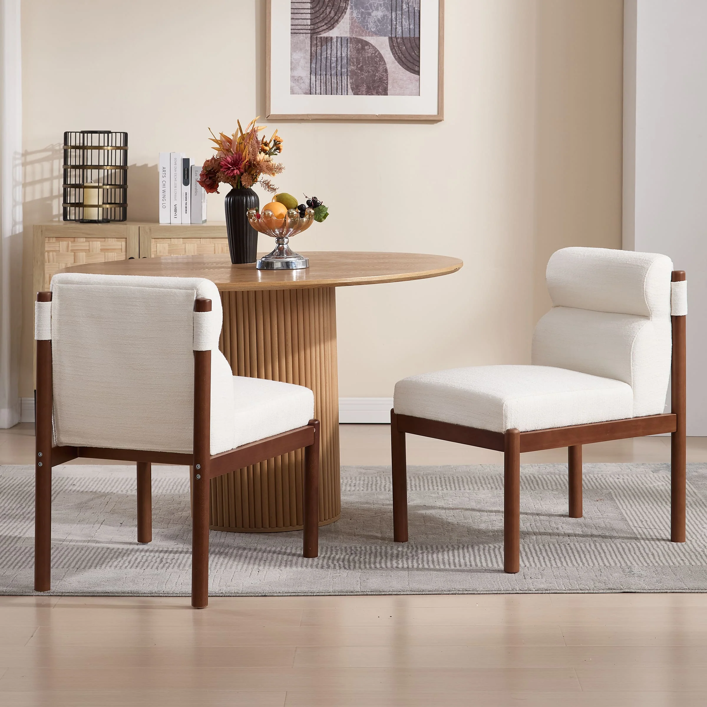Modern Upholstered Dining Chairs Set of 2 - 3221DC - Image 2
