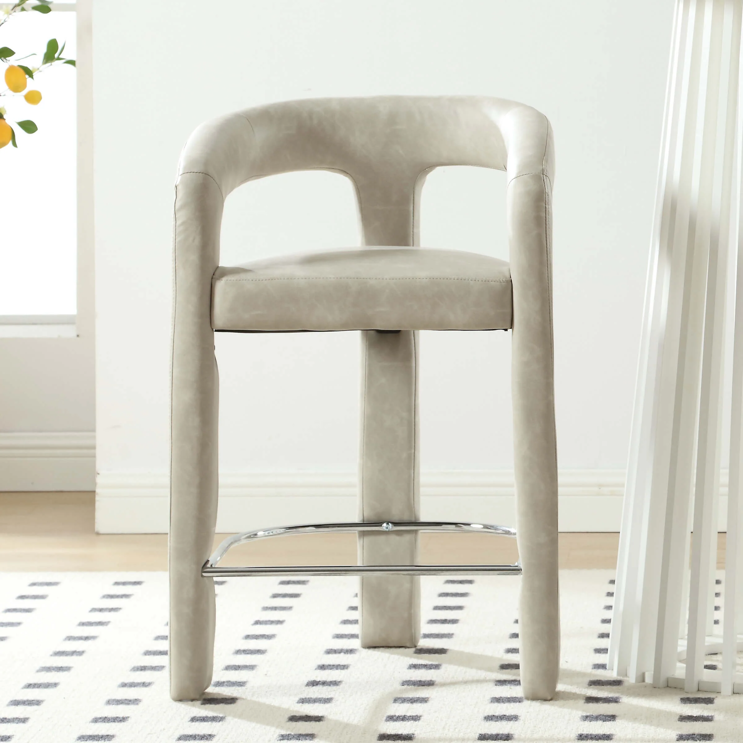 Open Back Counter Stool 1 PCS - 55011CS - Image 10