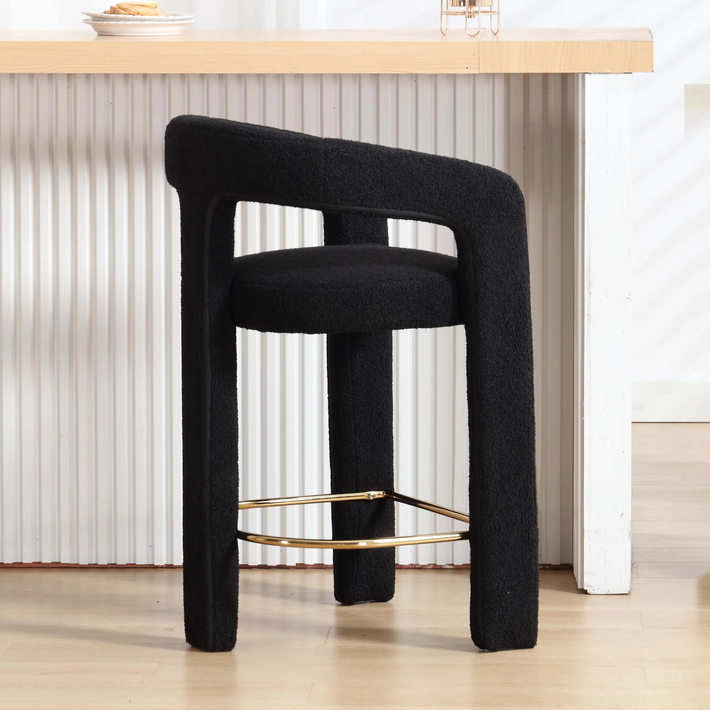 Open Back Counter Stool 1 PCS - 55011CS - Image 2