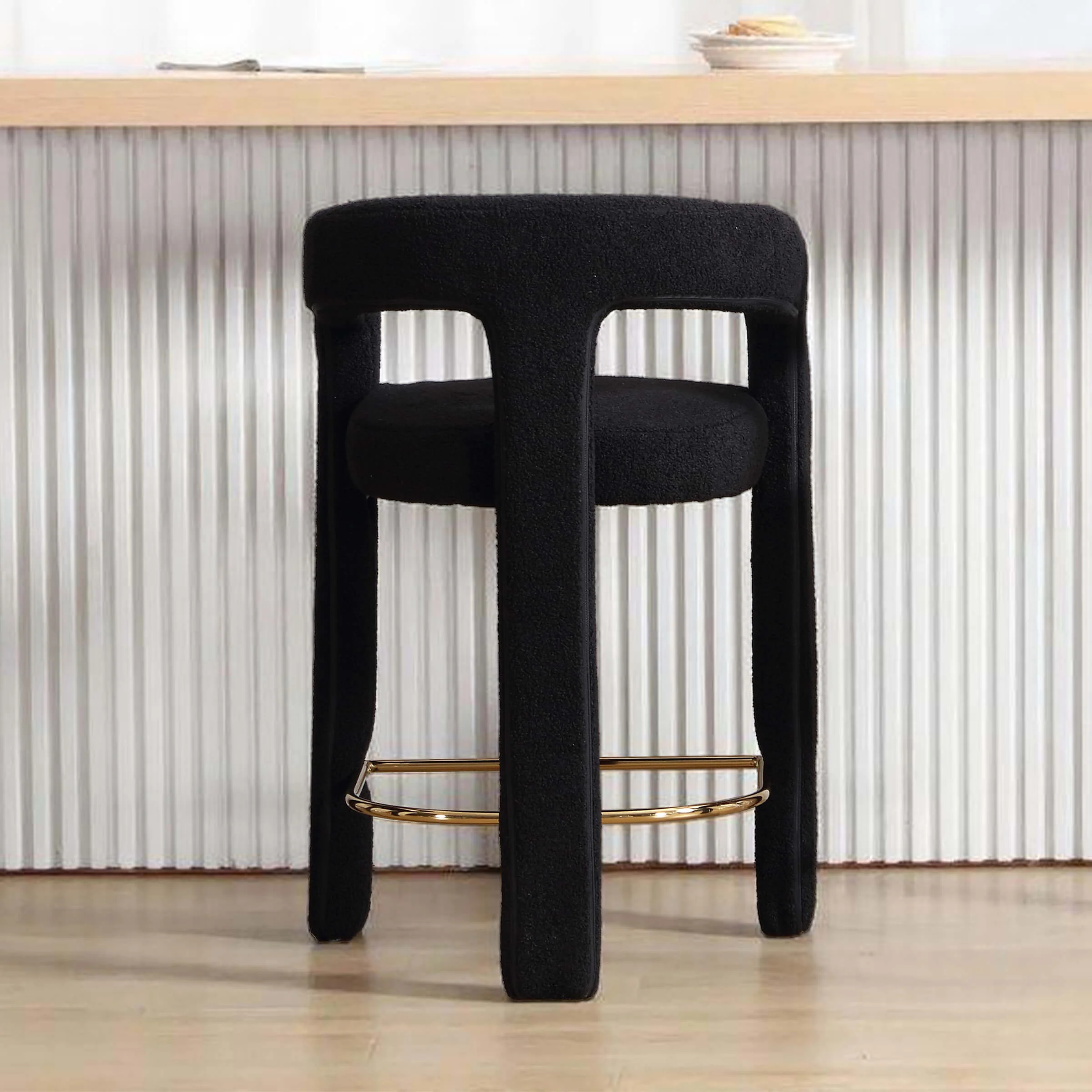 Open Back Counter Stool 1 PCS - 55011CS - Image 3