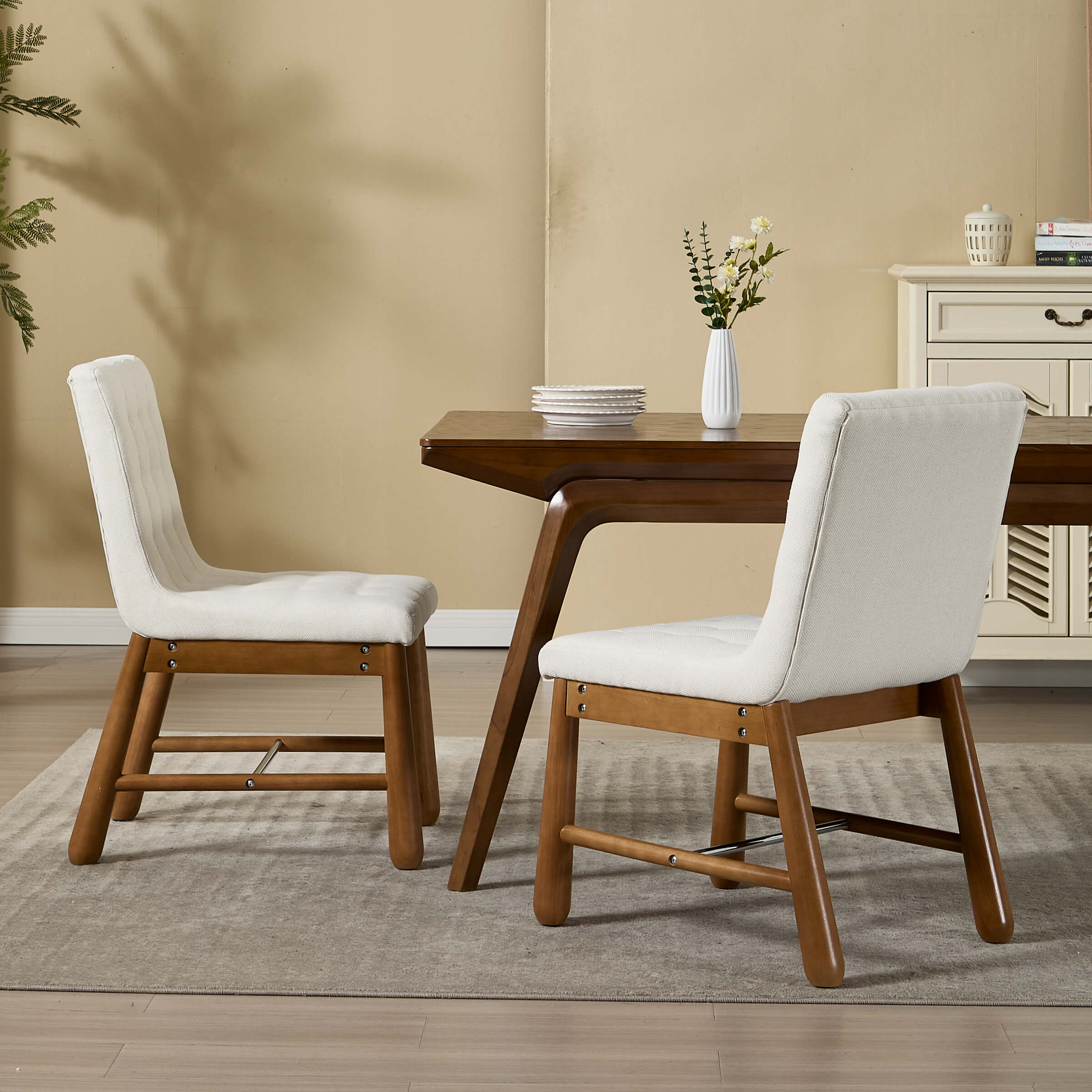 Upholstered Tufted Dining Chairs Set of 2 - 10091DC - Image 21