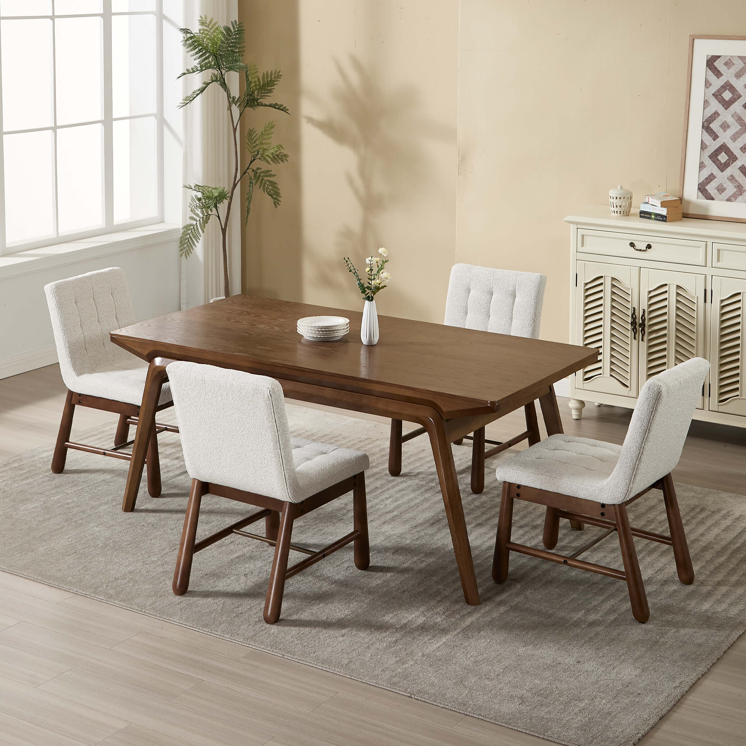Upholstered Tufted Dining Chairs Set of 2 - 10091DC - Image 23
