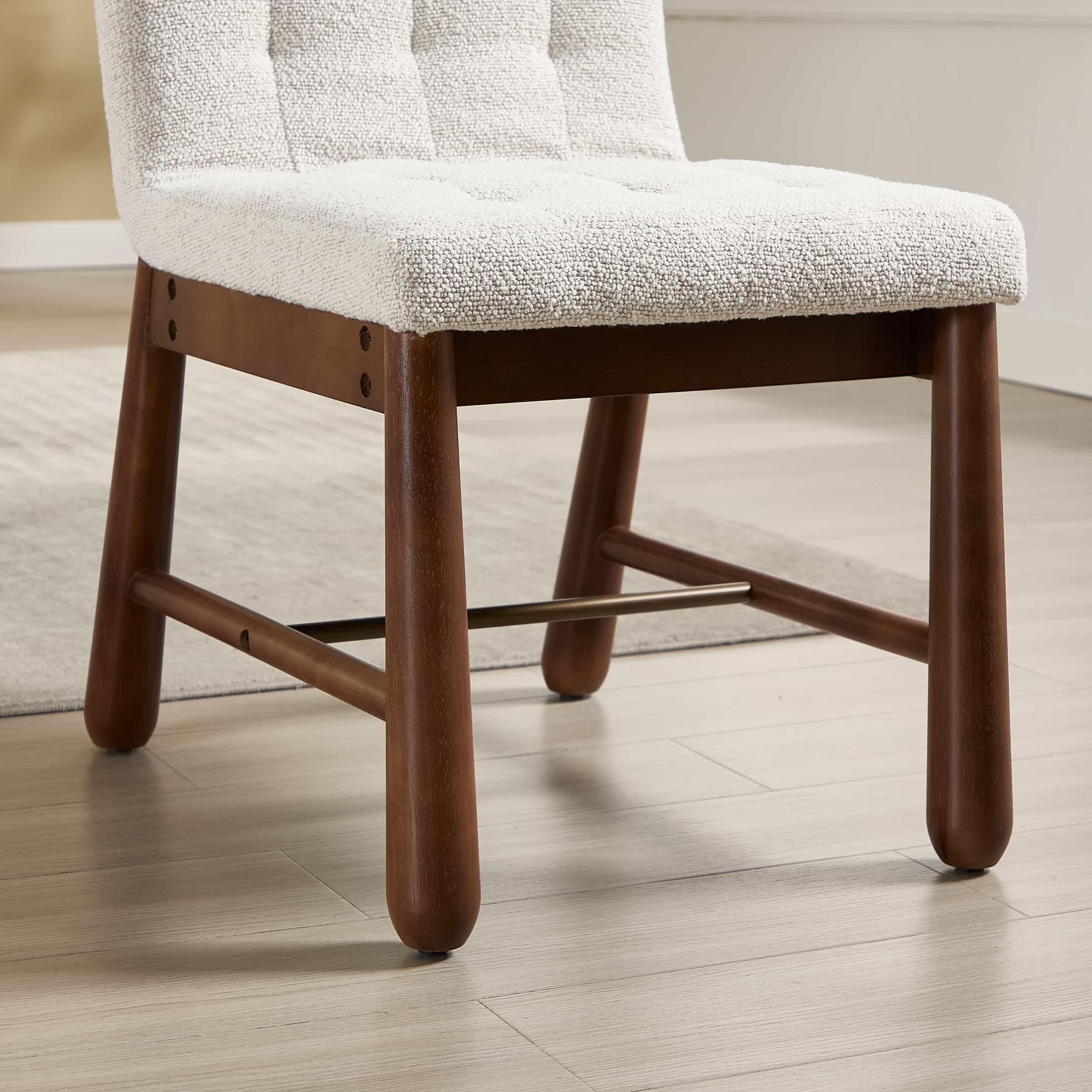 Upholstered Tufted Dining Chairs Set of 2 - 10091DC - Image 8