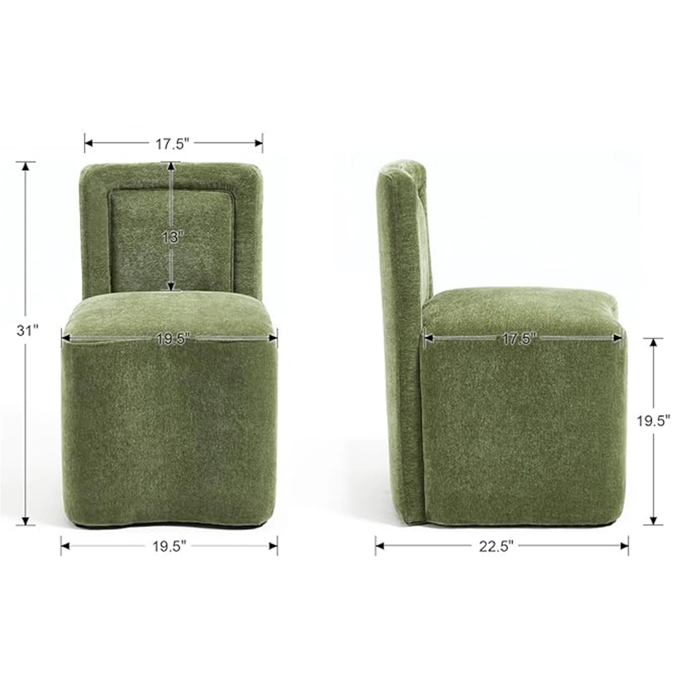 Soft Dining Chairs Set of 2 - 10126DC - Image 6