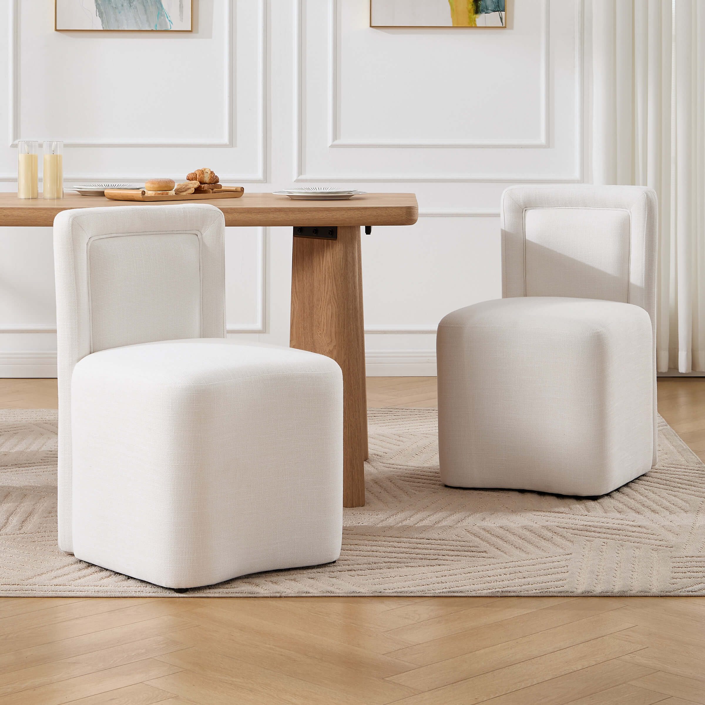 Soft Dining Chairs Set of 2 - 10126DC - Image 7