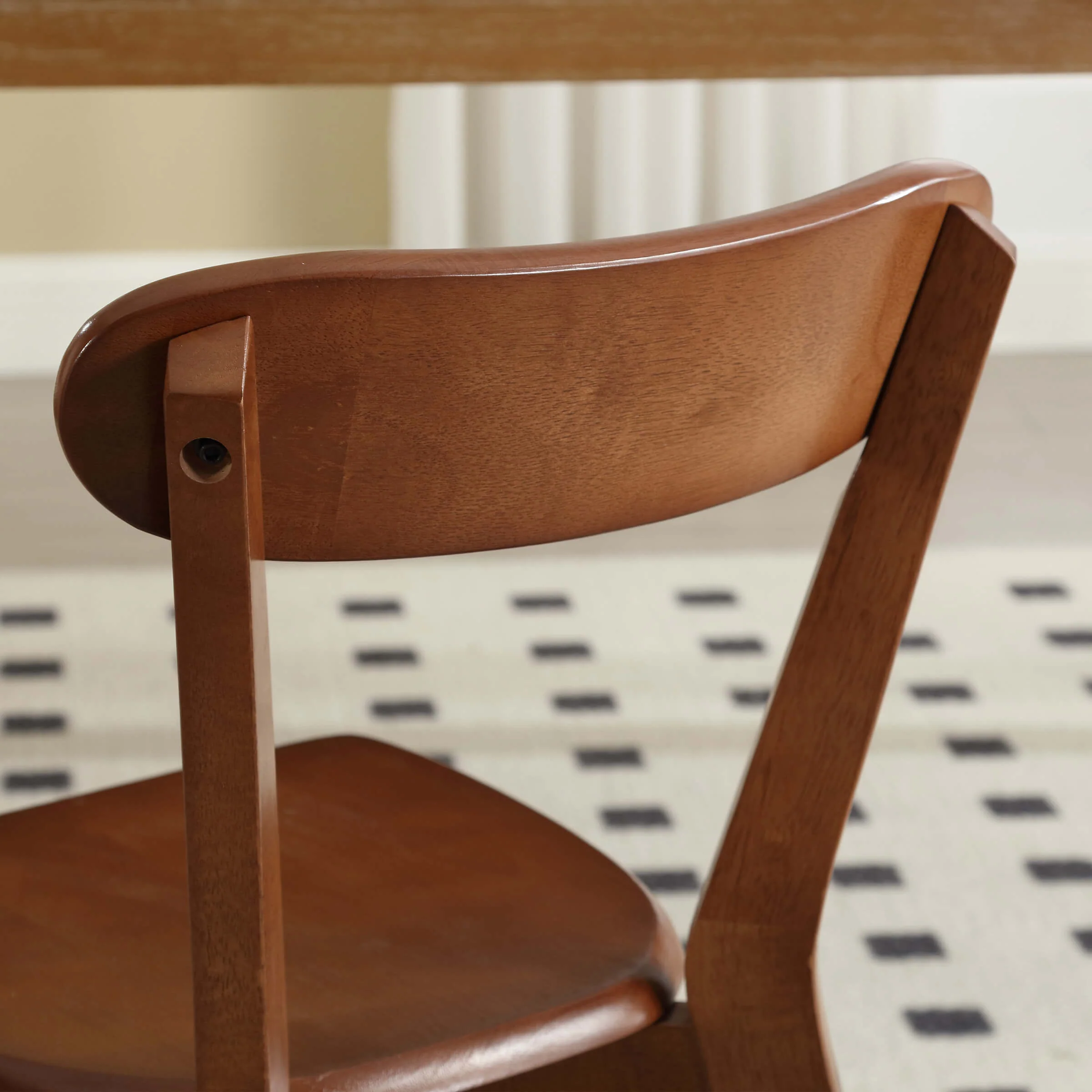 Oak Wood Dining Chairs Set of 4 - X016DC - Image 10