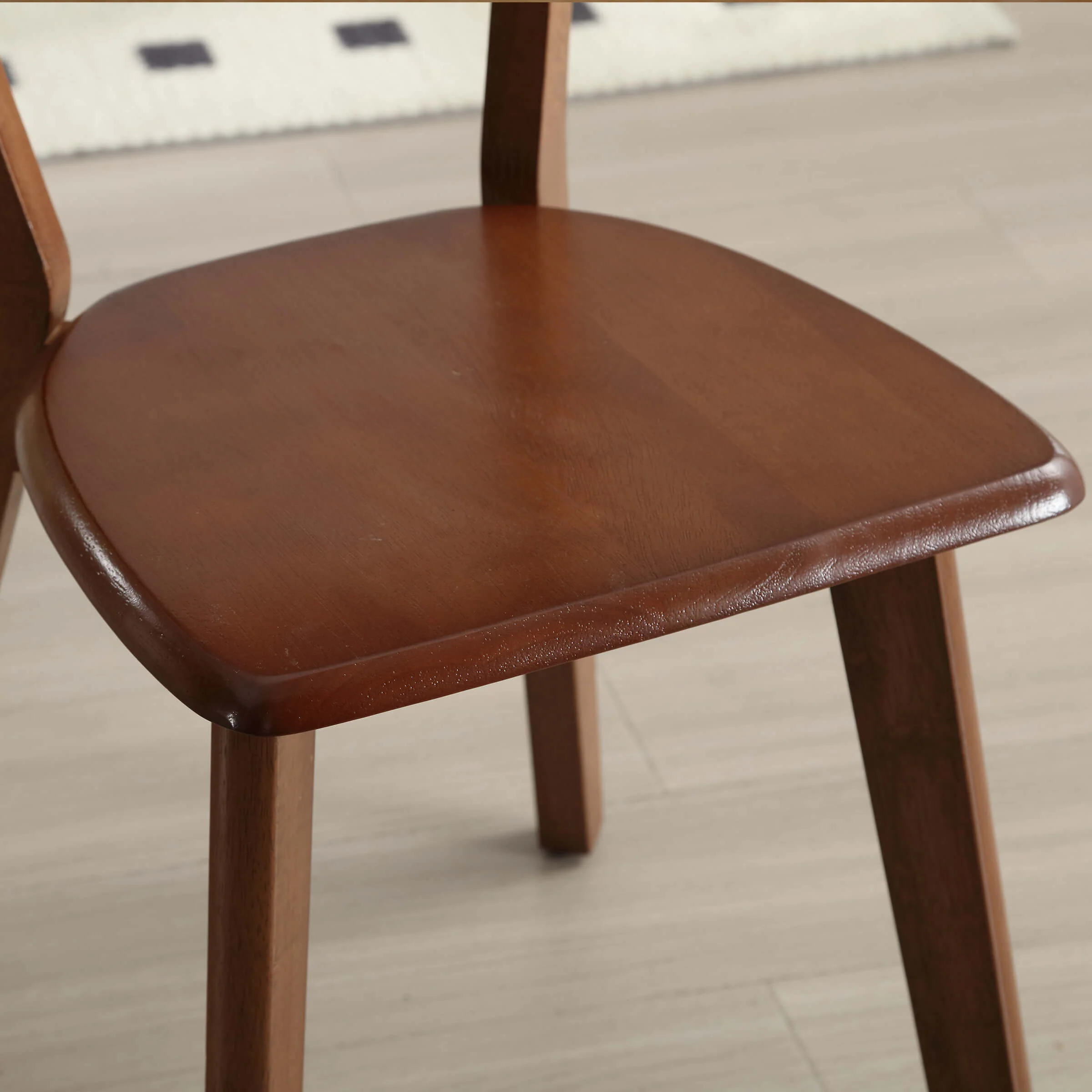 Oak Wood Dining Chairs Set of 4 - X016DC - Image 11