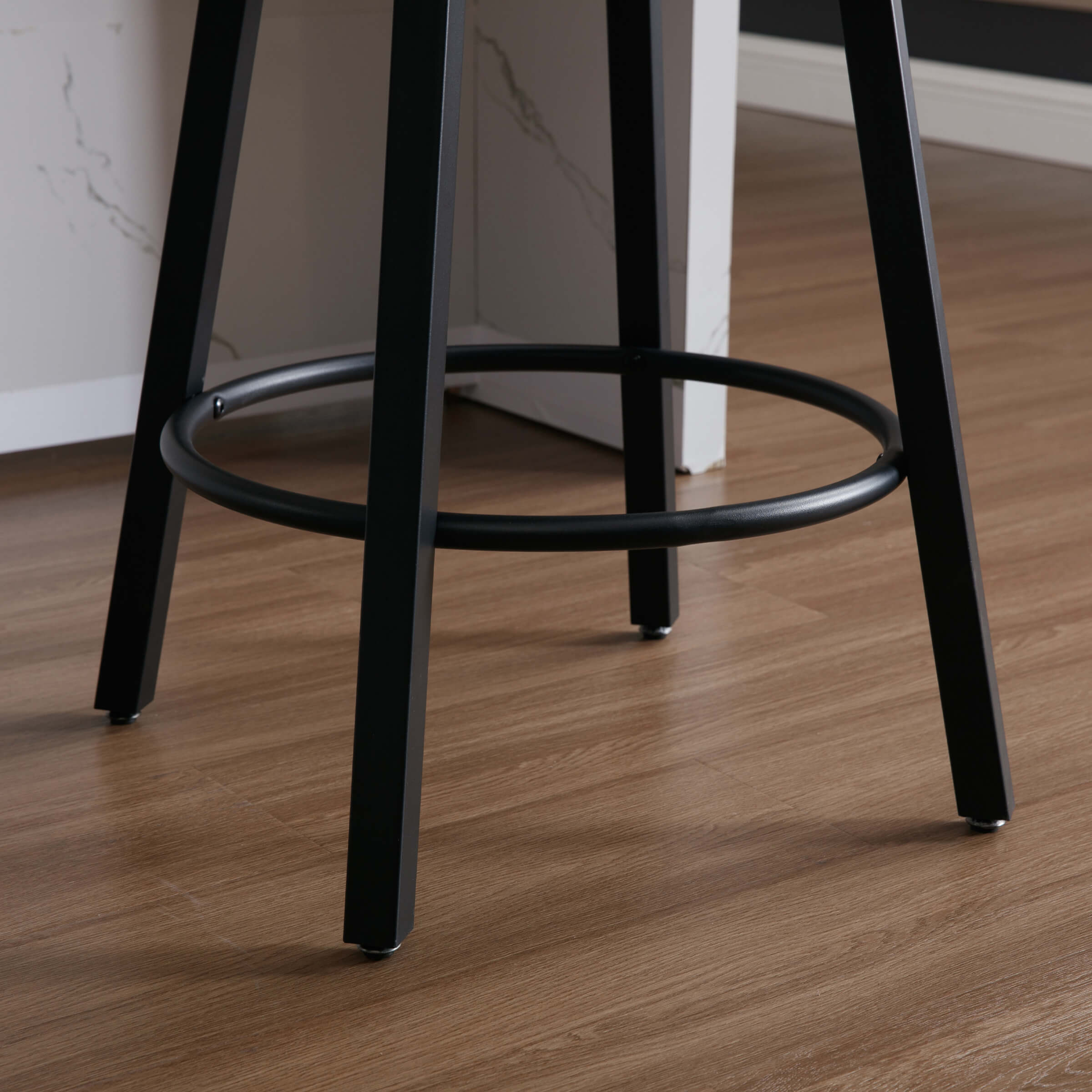 25.5"H Leather Open Back Bar Stools Set of 2 - 2008CS - Image 18
