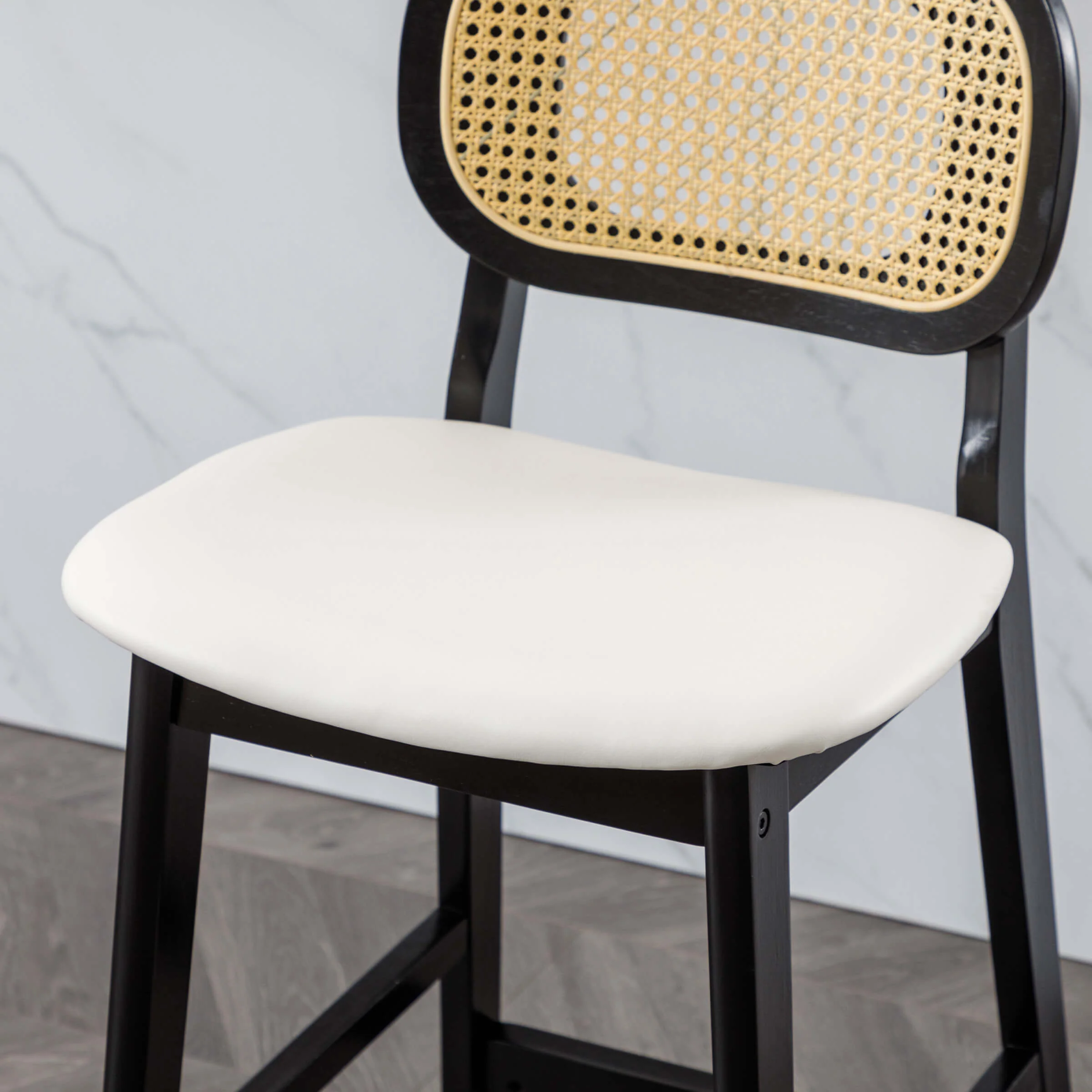 26"H Farmhouse Rattan Back Counter Stools Set of 2 - 5026CS - Image 19