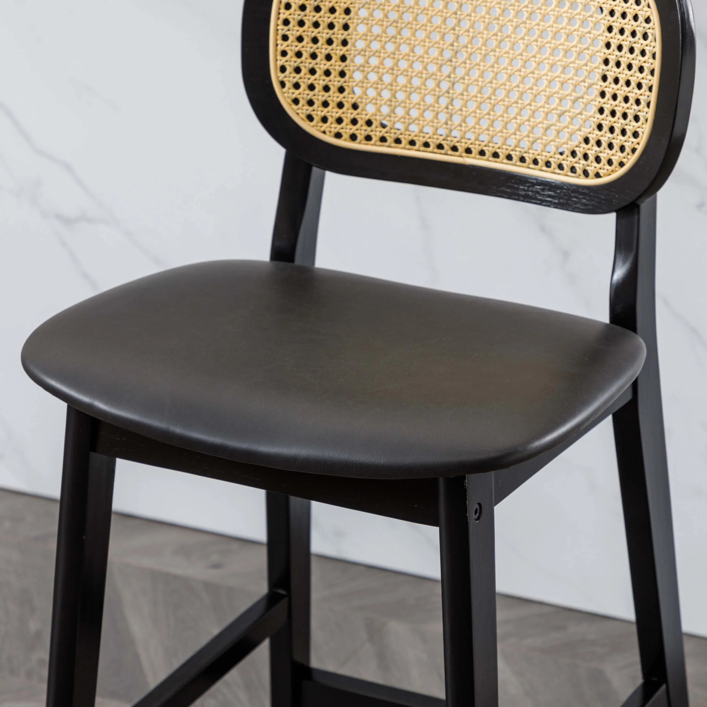 26"H Farmhouse Rattan Back Counter Stools Set of 2 - 5026CS - Image 32