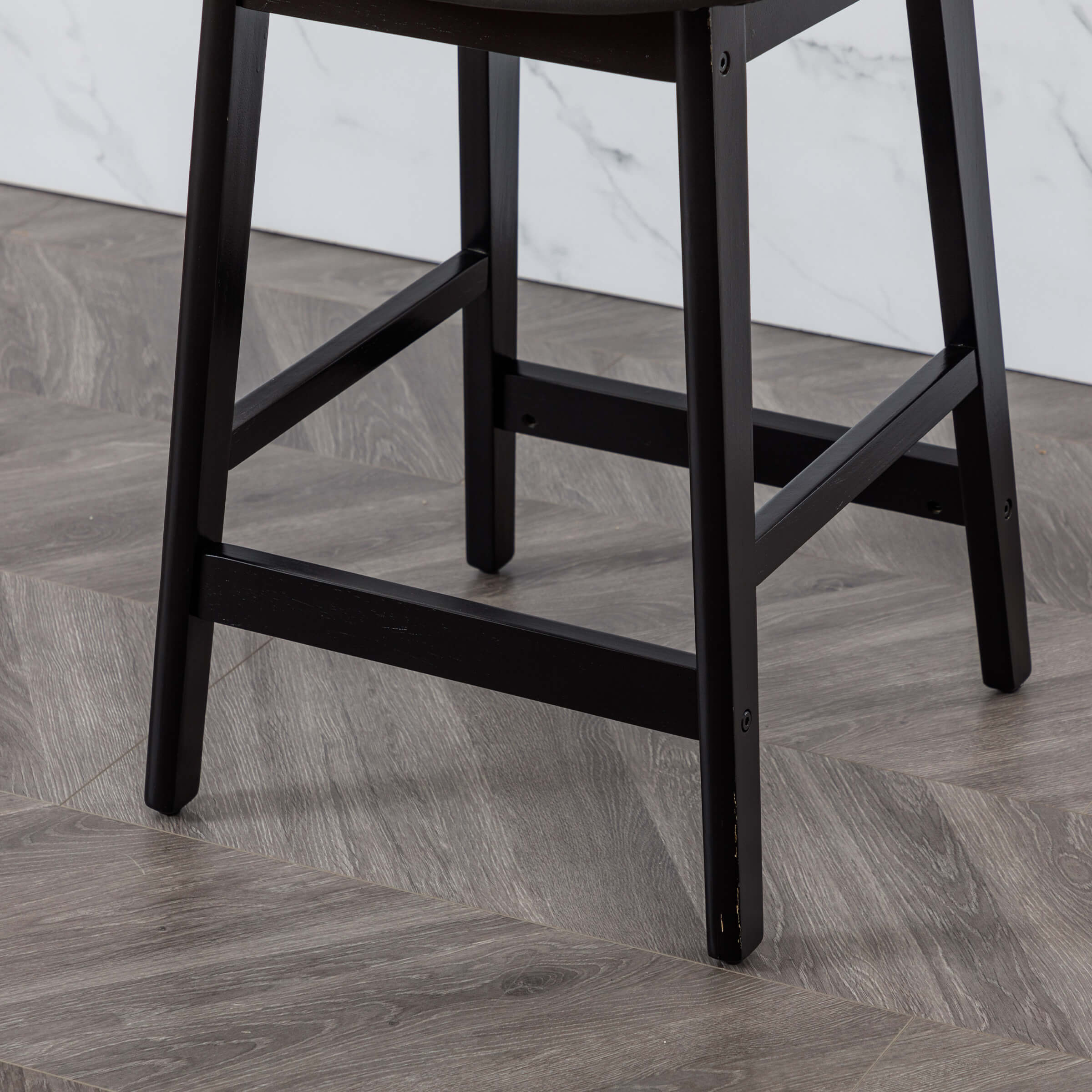26"H Farmhouse Rattan Back Counter Stools Set of 2 - 5026CS - Image 33