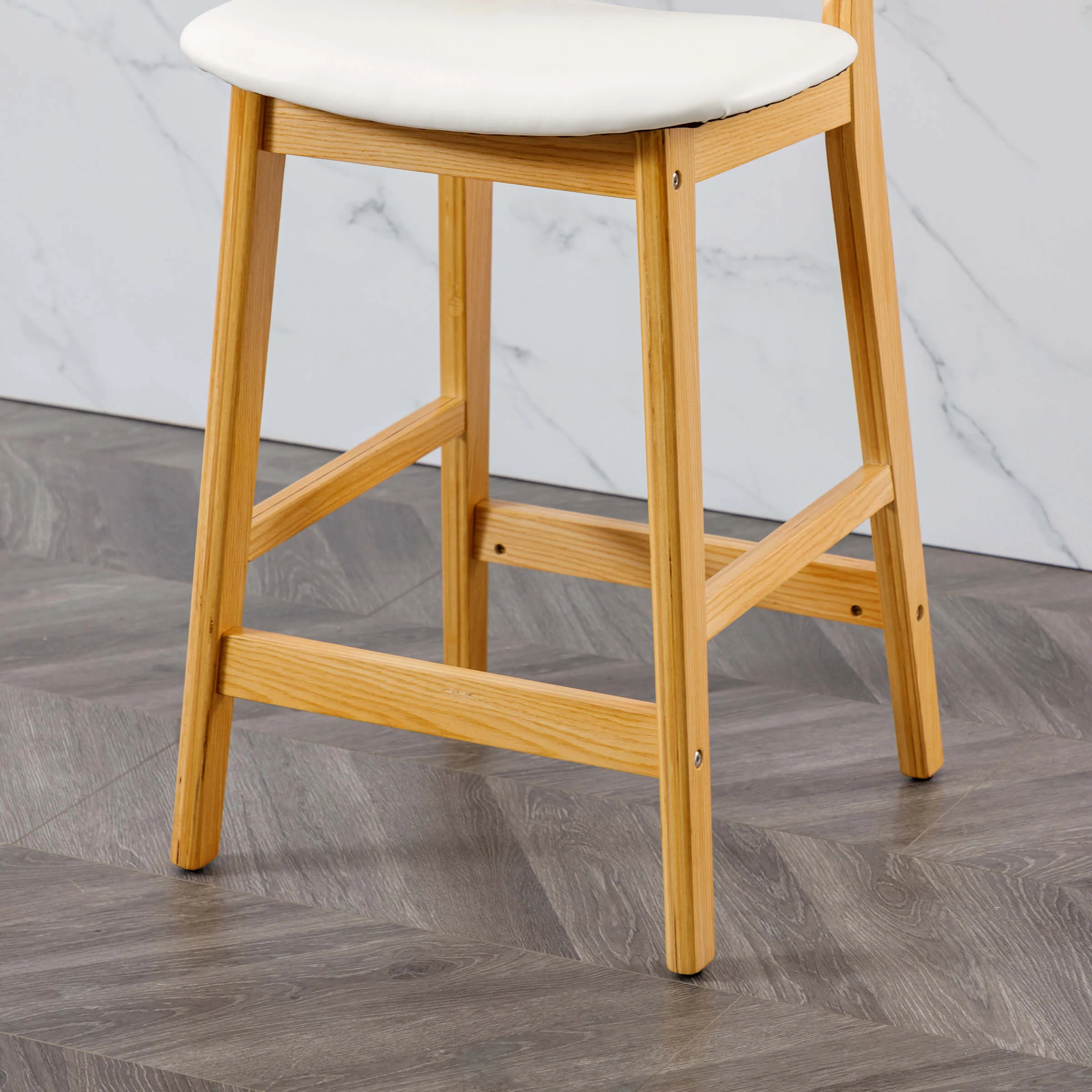 26"H Farmhouse Rattan Back Counter Stools Set of 2 - 5026CS - Image 39
