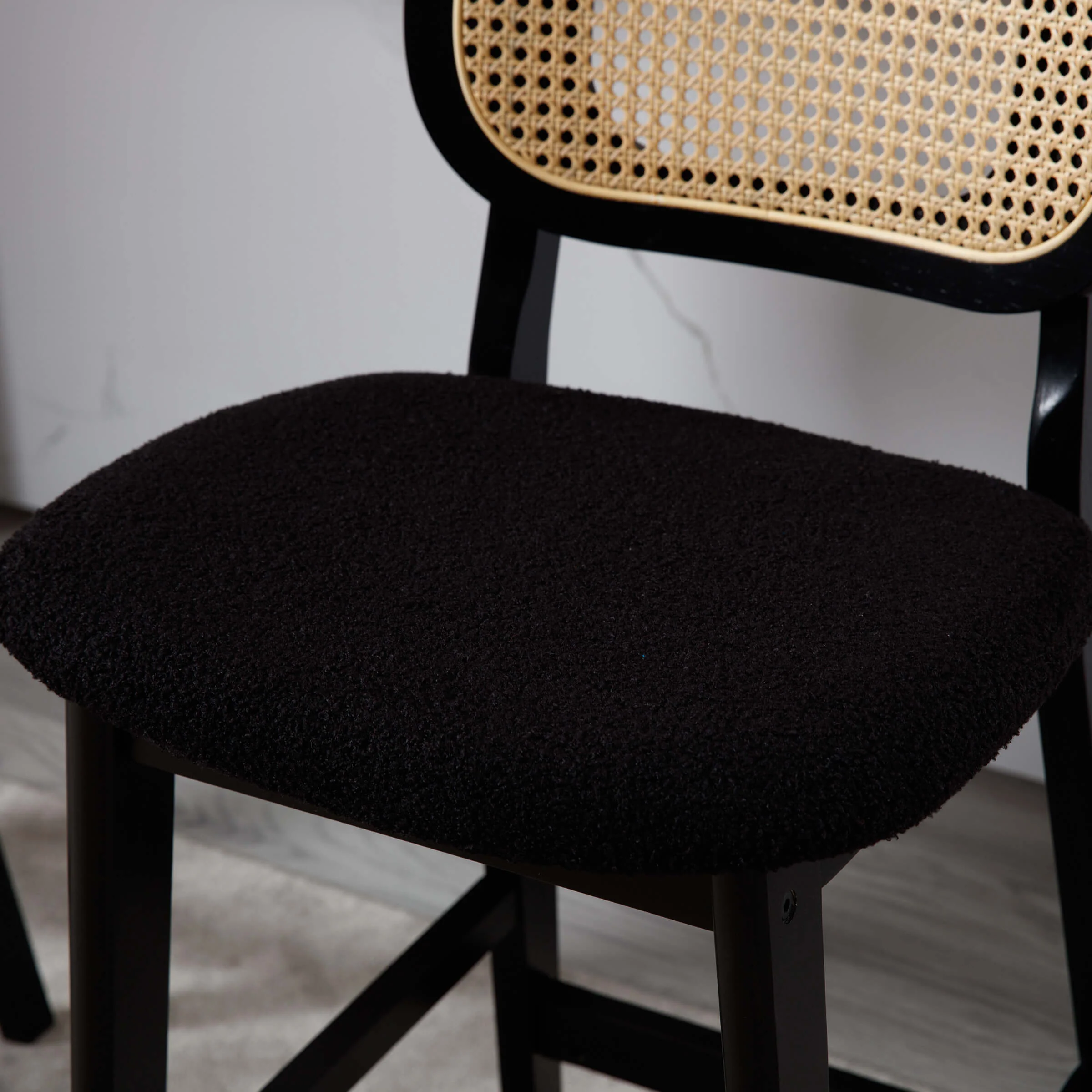 26"H Farmhouse Rattan Back Counter Stools Set of 2 - 5026CS - Image 51