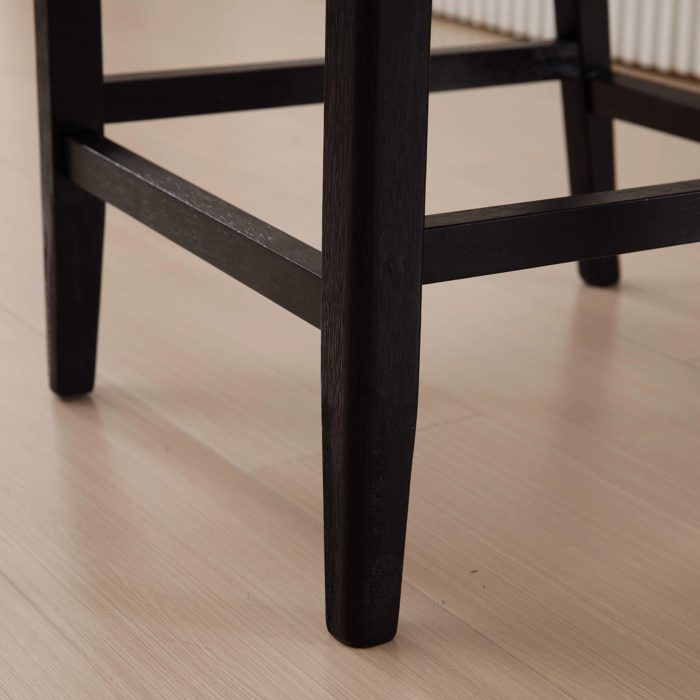26.5"H Rattan Back Wood Counter Stools Set of 2 - 5802CS - Image 13