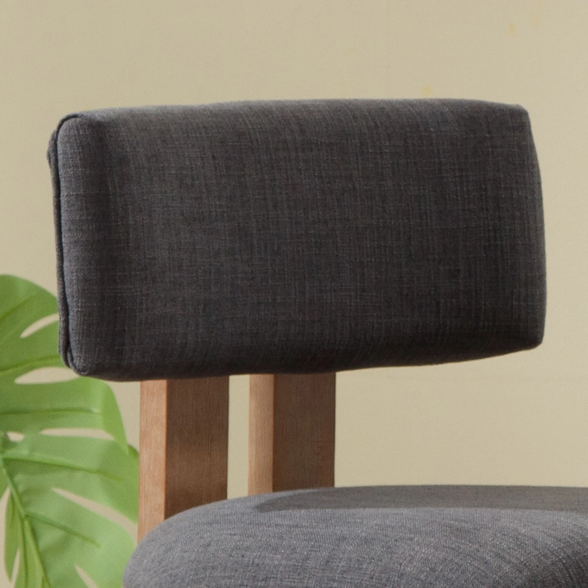 26"H & 30"H Upholstered Rubber Wood Stools Set of 2 - 5812 - Image 25