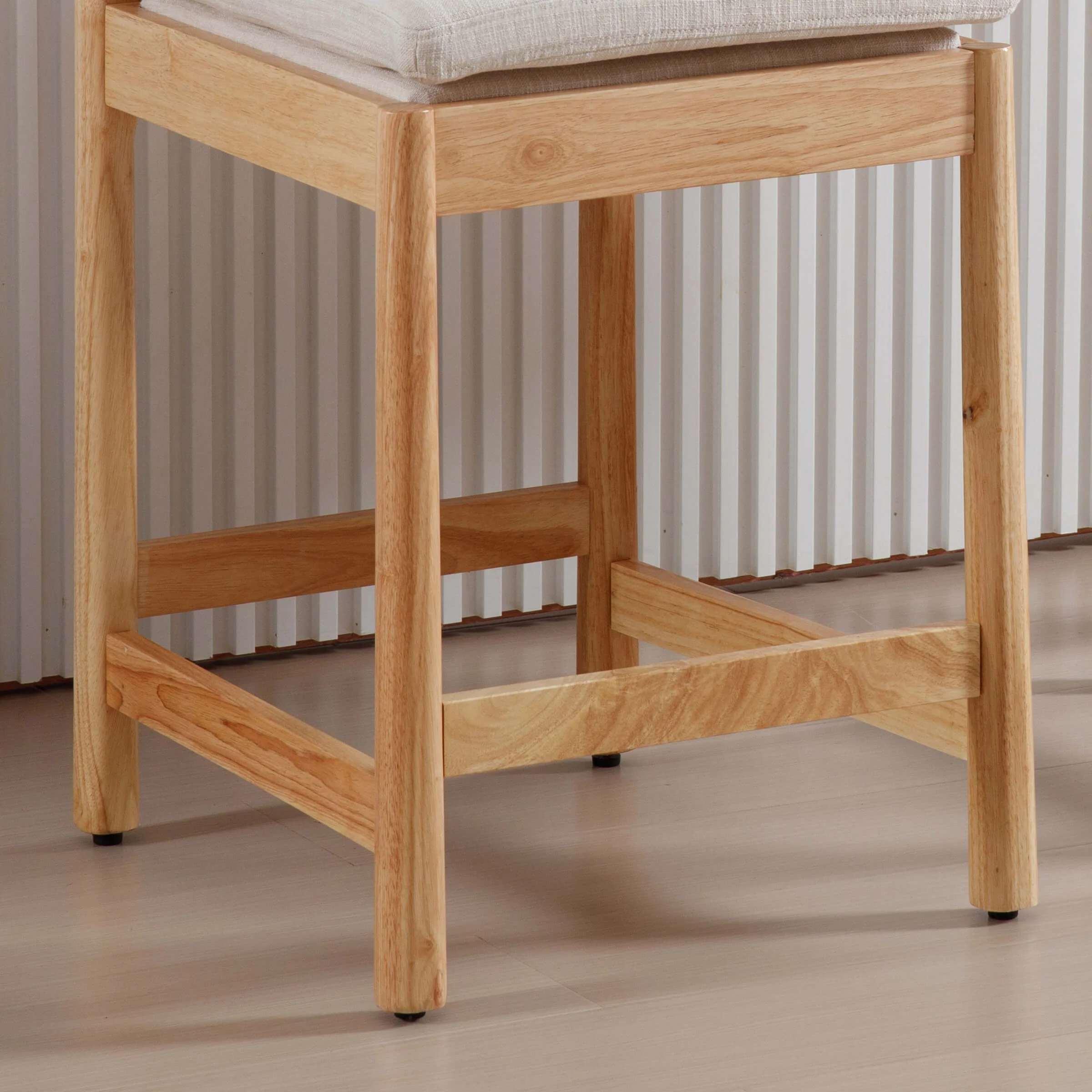 26"H Farmhouse Wood Counter Stools Set of 2 - 5761CS - Image 7