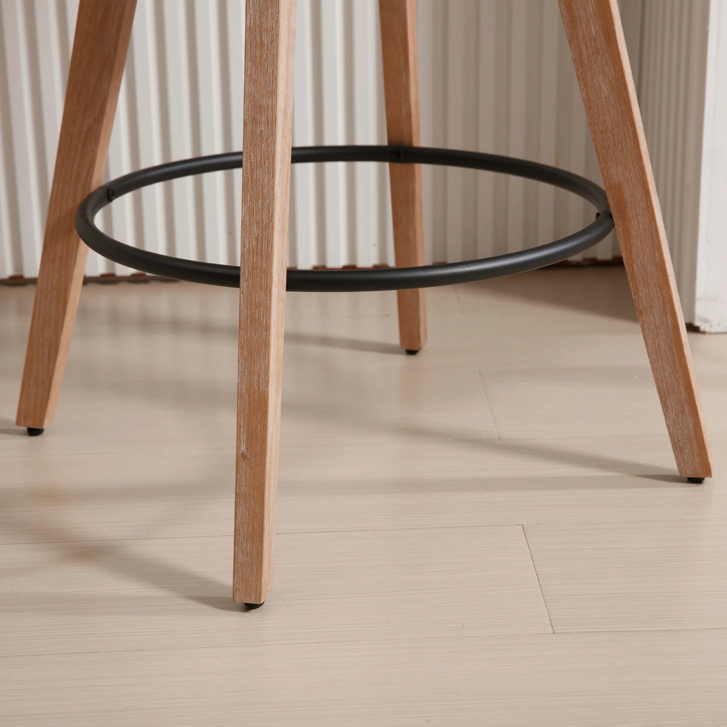 26"H Swivel Wooden Backrest Counter Height Counter Stool - 3193CS - Image 23