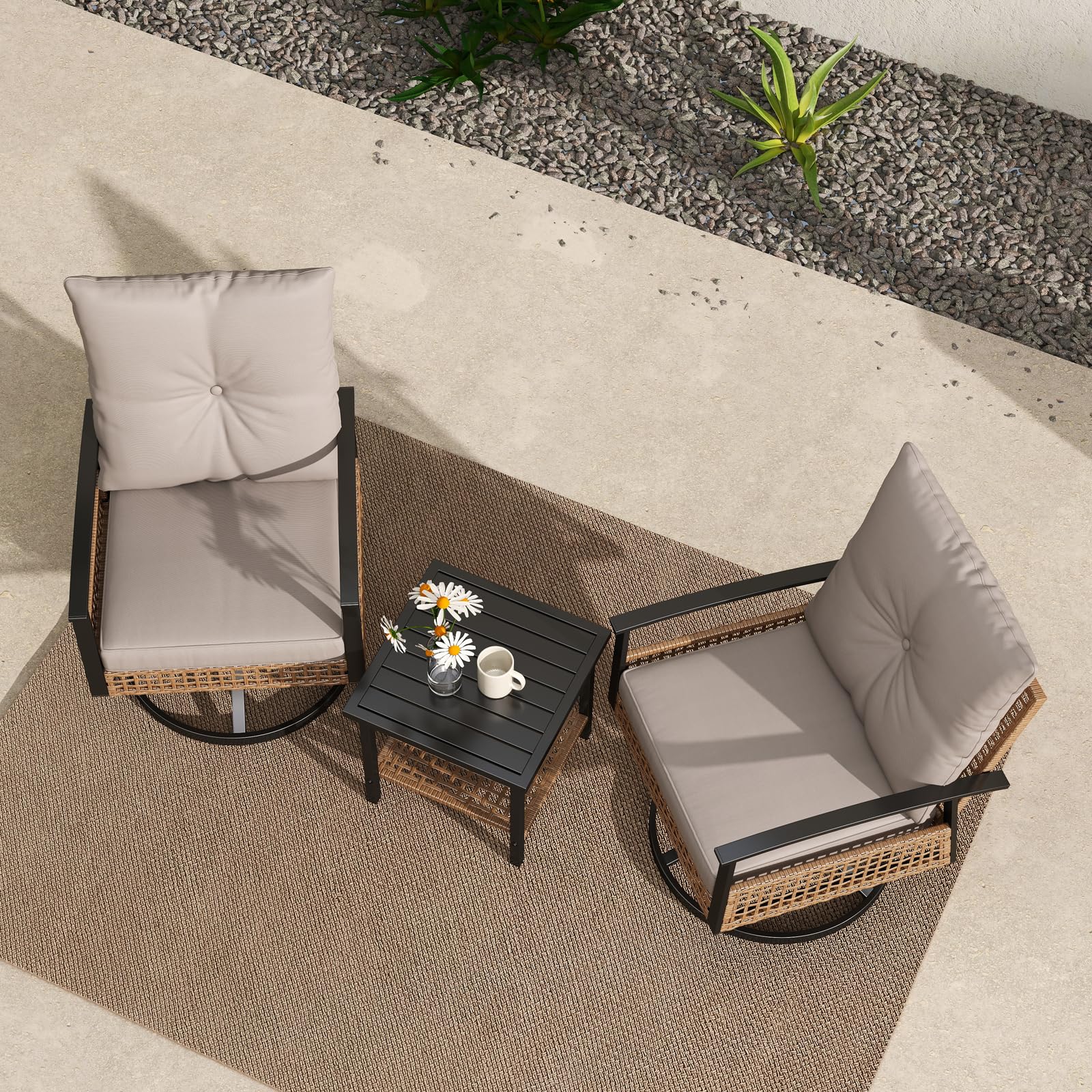 3 Pieces Patio Bistro Set - X114SE - Image 16