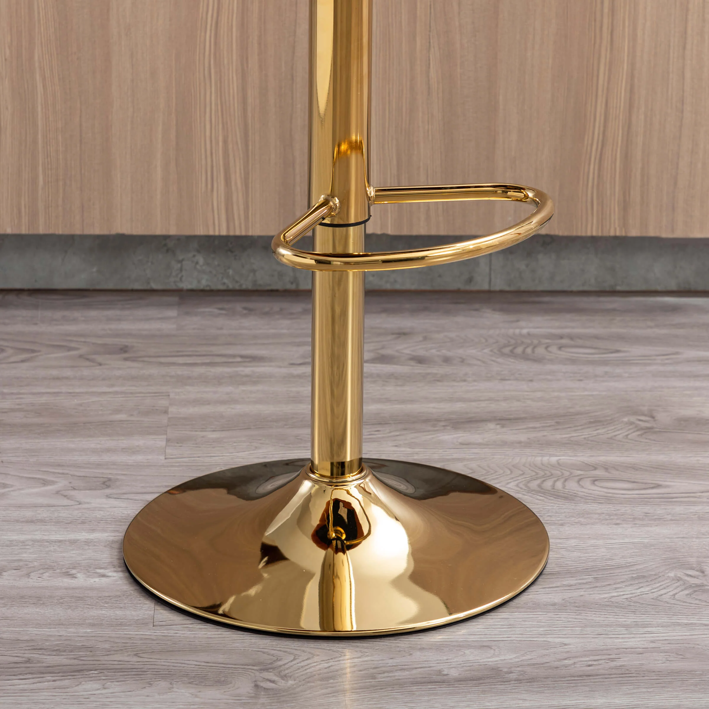 Adjustable Swivel Bar Kitchen Island Stools Set of 2 - 8211AB - Image 19