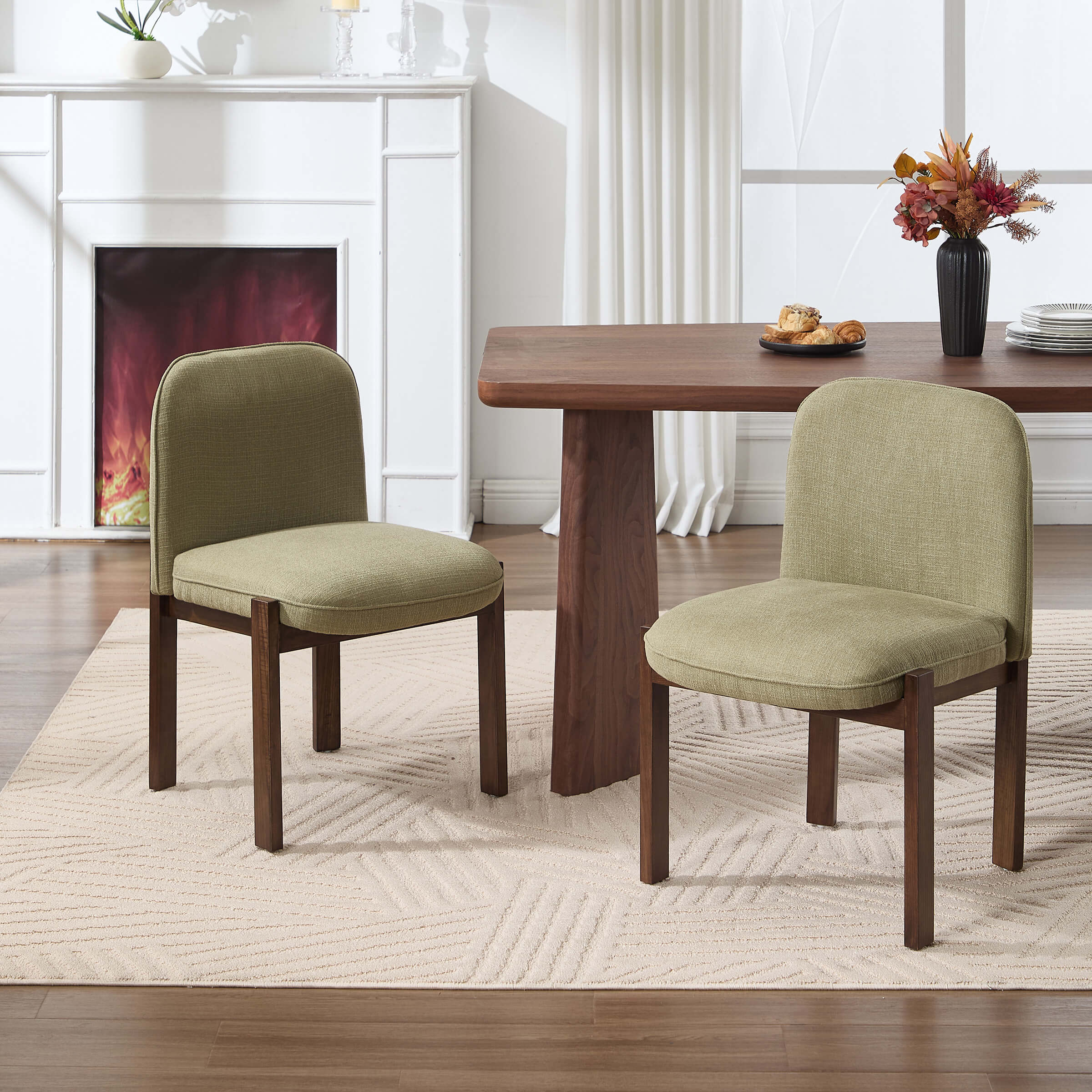 Wooden Dining Chairs Set of 2 - 8401DC - Image 19