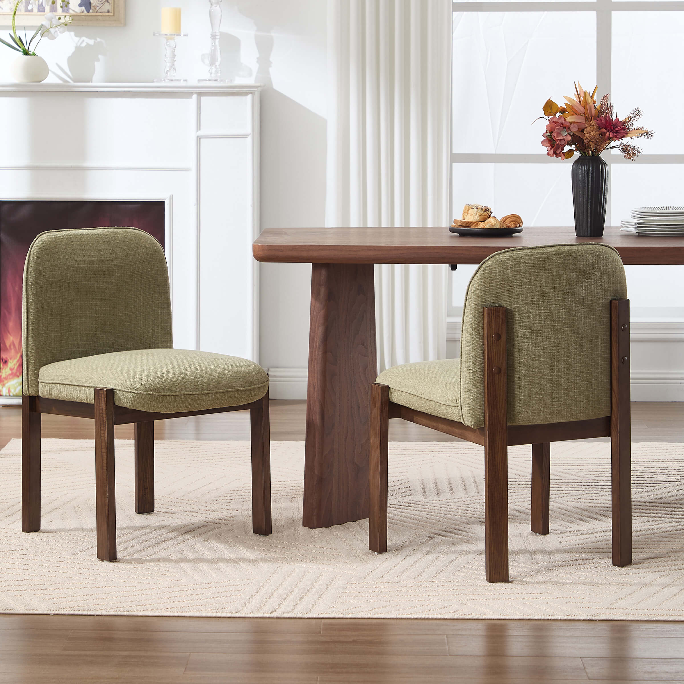 Wooden Dining Chairs Set of 2 - 8401DC - Image 20